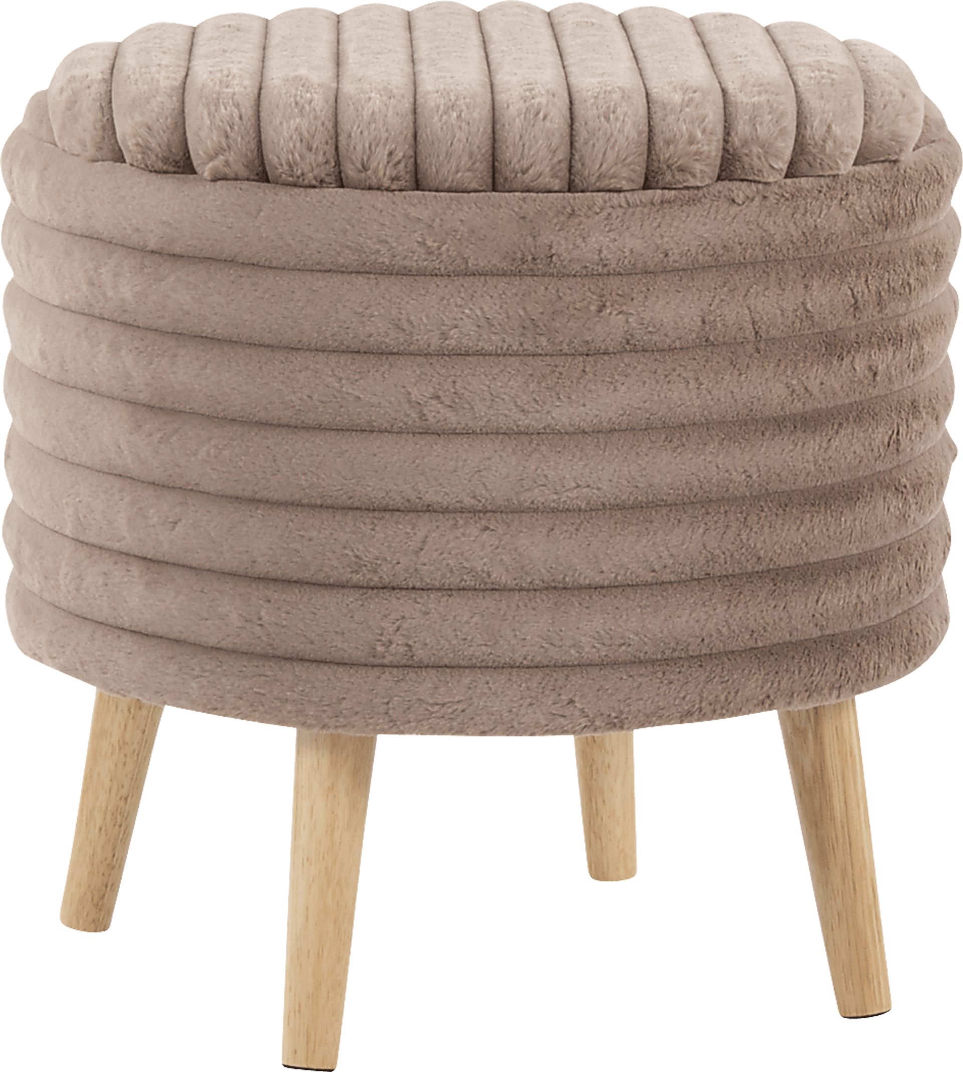 Talana Brown Ottoman Set of 2 - Image 12