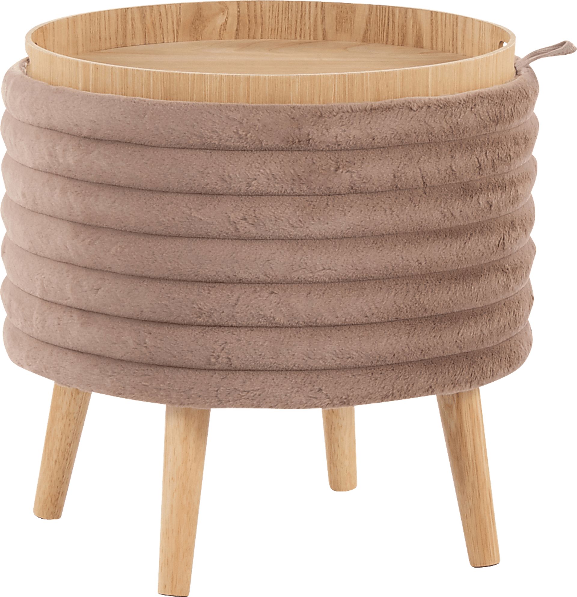 Talana Brown Ottoman Set of 2 - Image 9