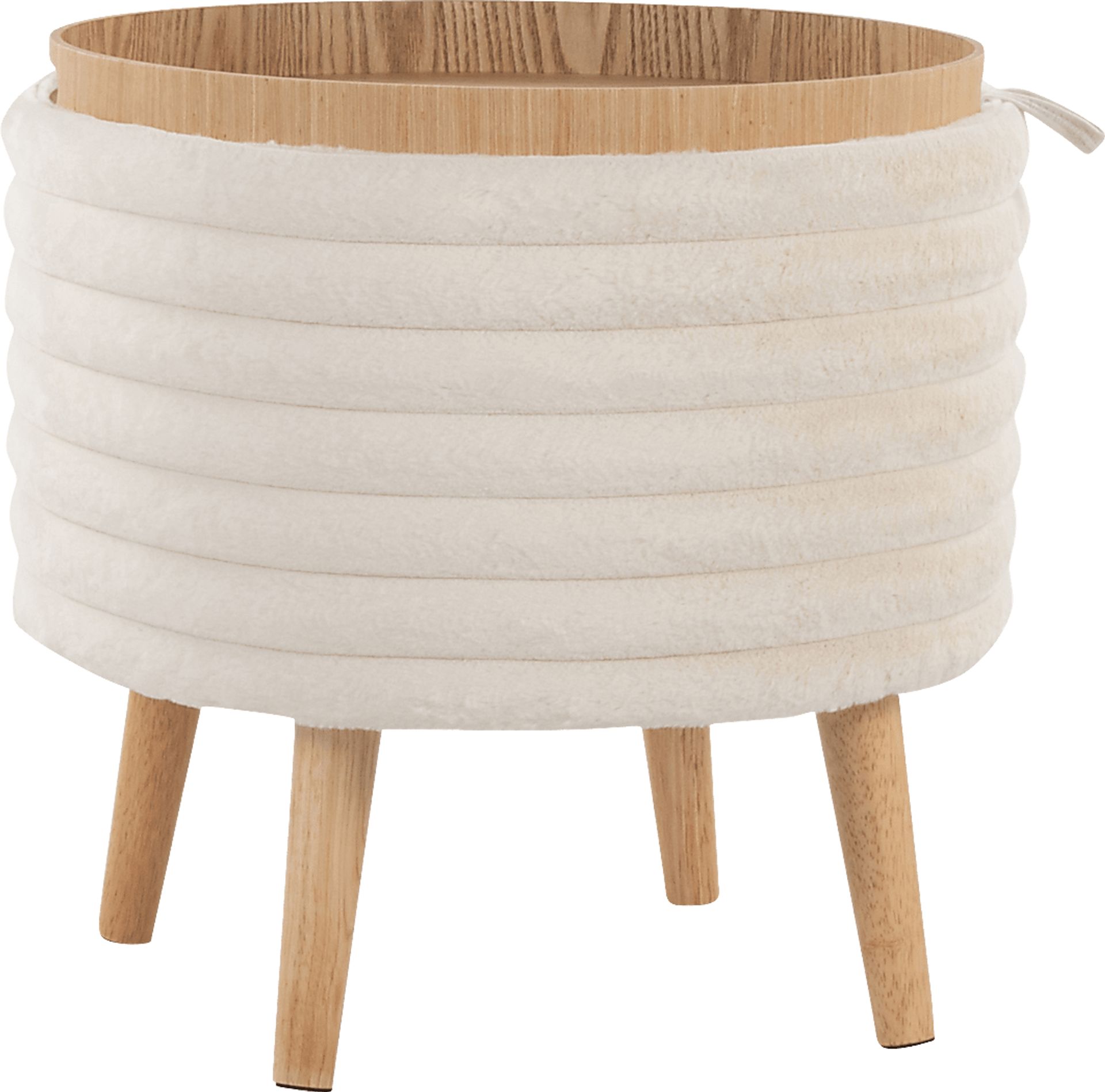 Talana White Ottoman Set of 2 - Image 14