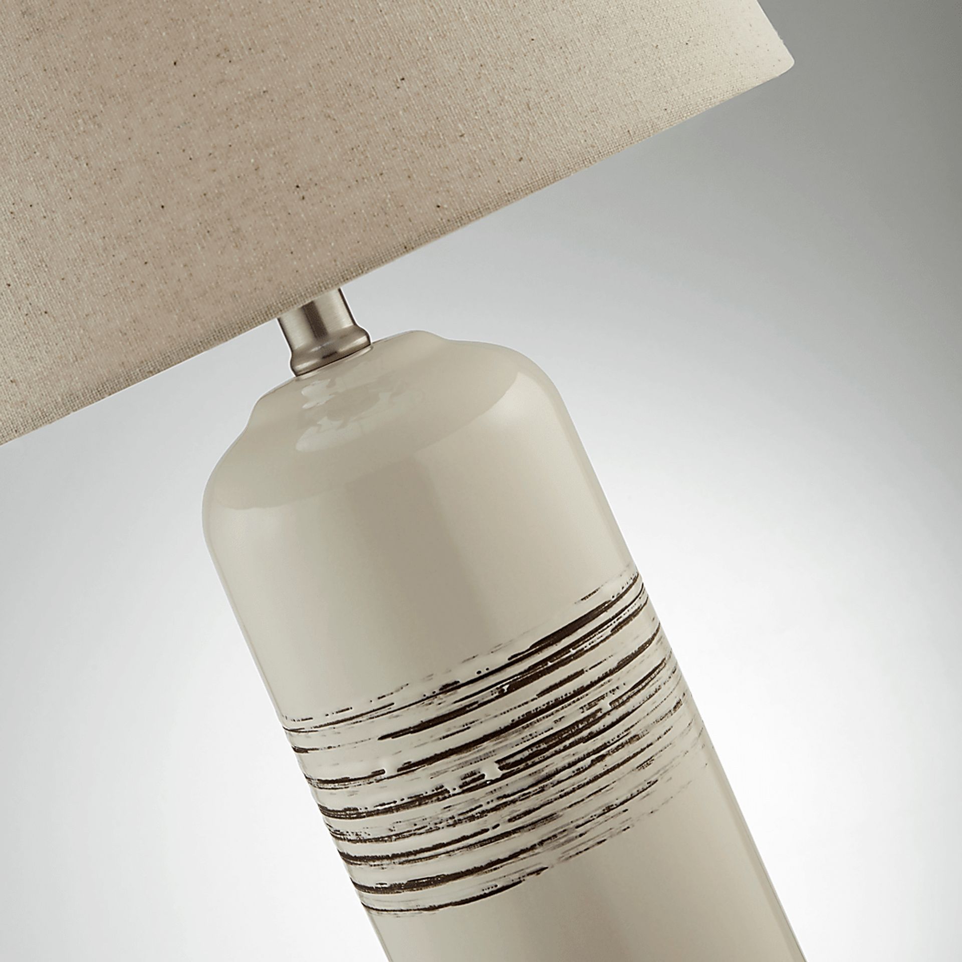 Talence Home Cream Table Lamps, Set of 2 - Image 3