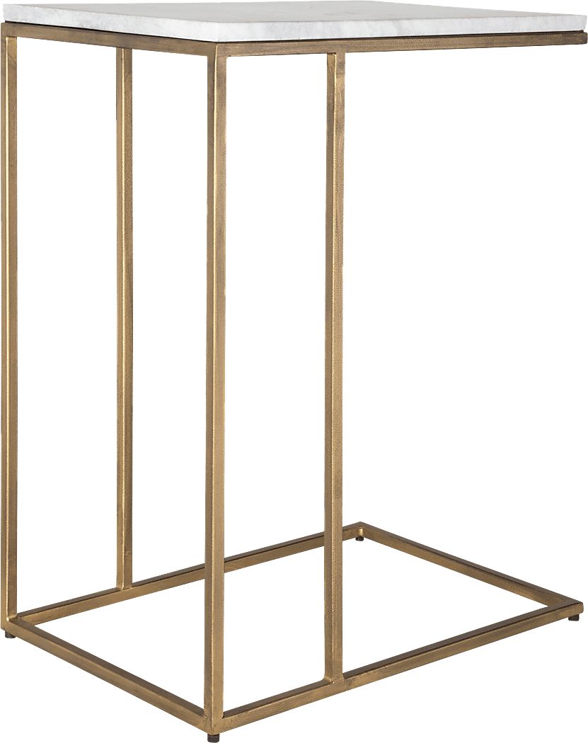Talha Brass Accent Table