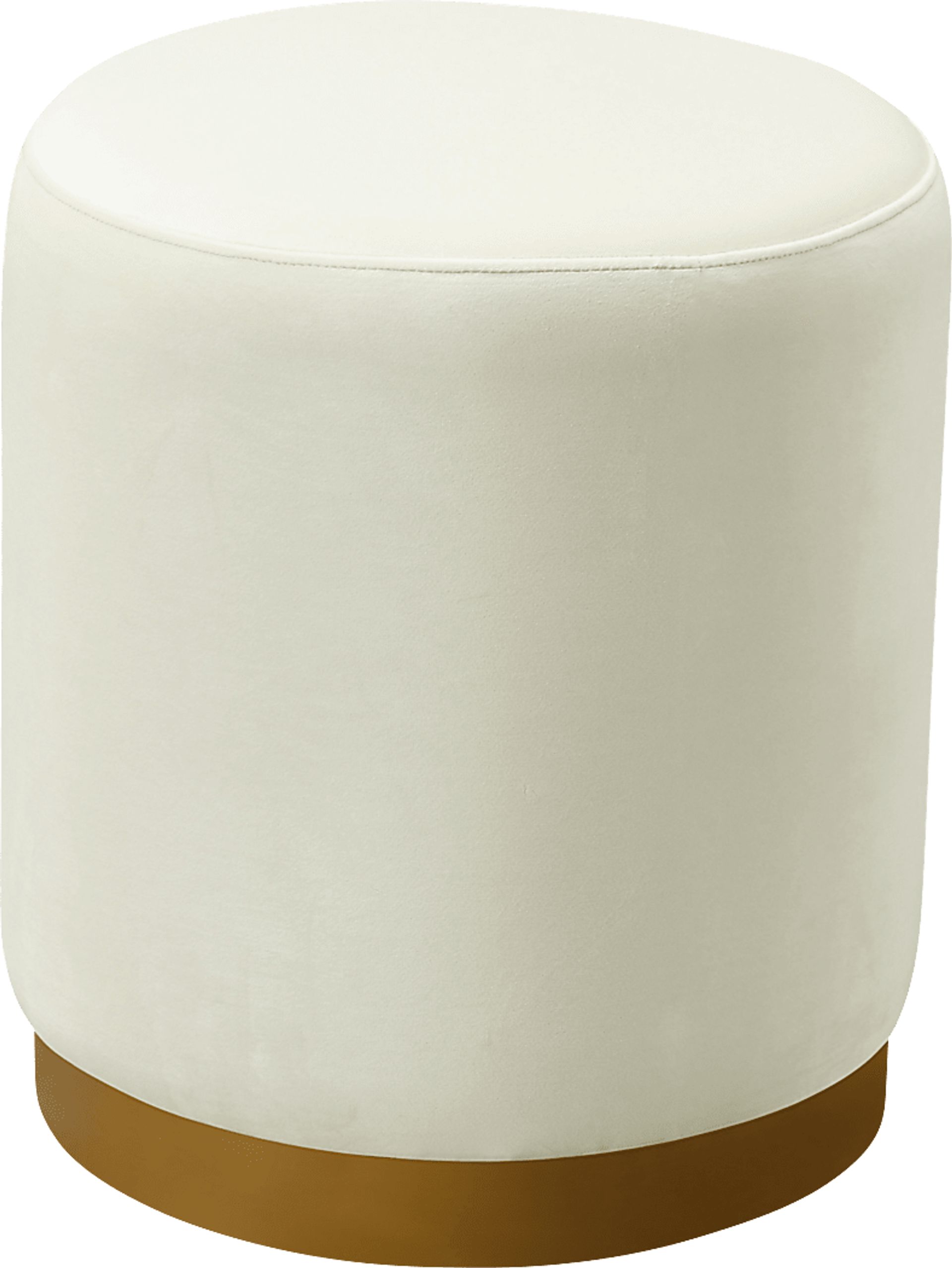 Talia Ren Cream Ottoman - Image 1