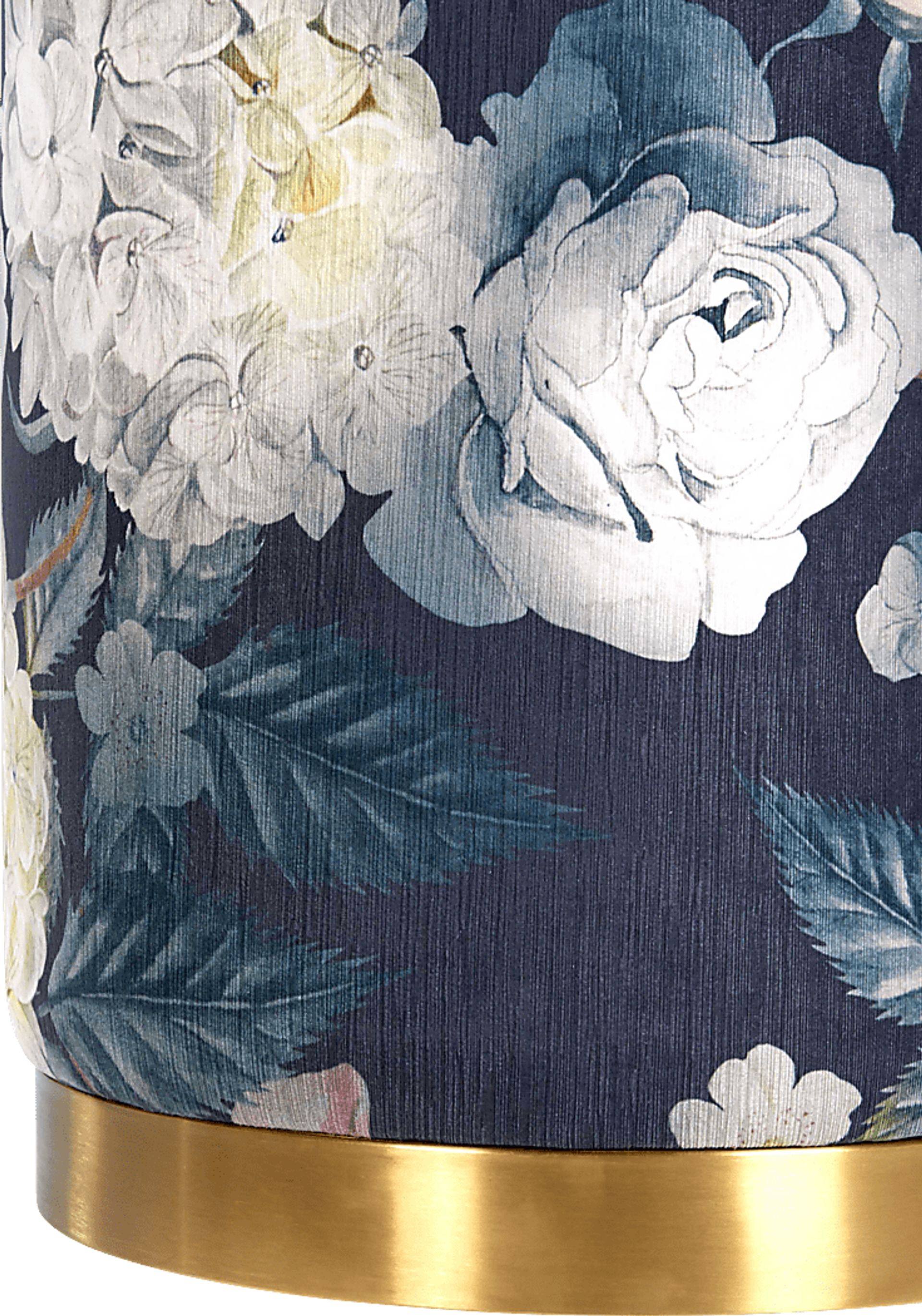 Talia Ren Navy Ottoman - Image 4