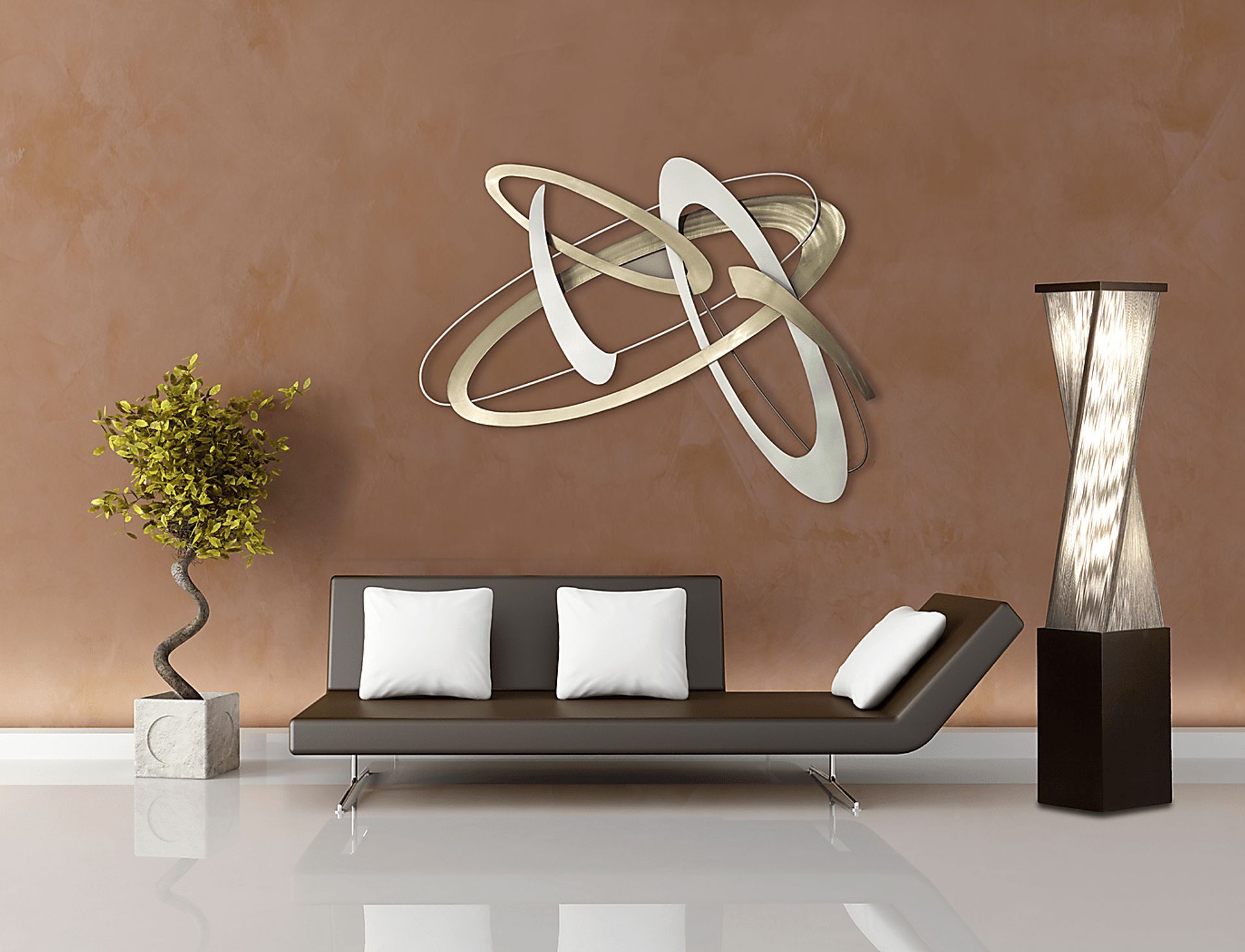 Taliesin Gray Floor Lamp - Image 2