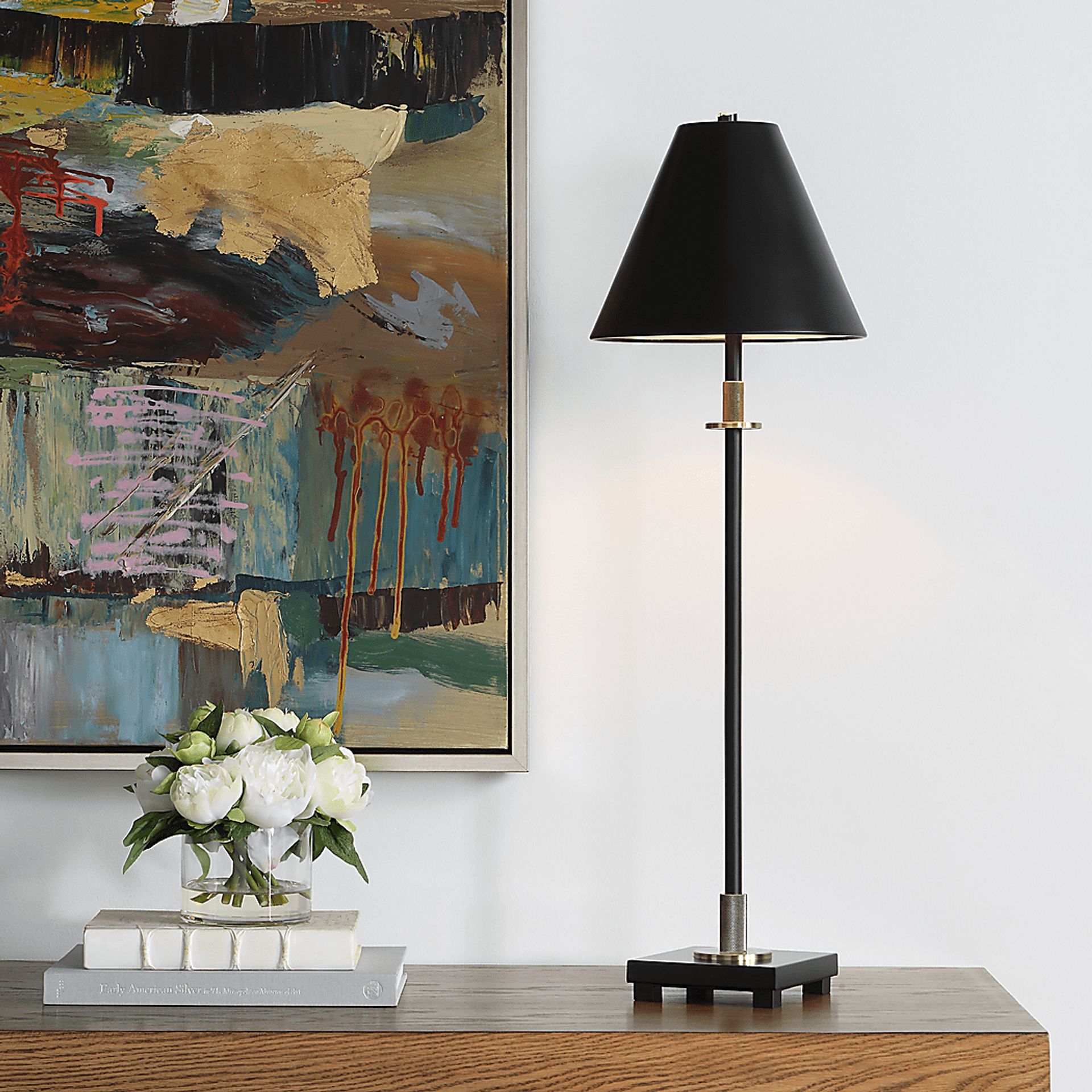 Talin Black Lamp - Image 2