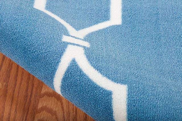Taliya Navy 8' x 11' Indoor/Outdoor Rug - Thumbnail - Image 2