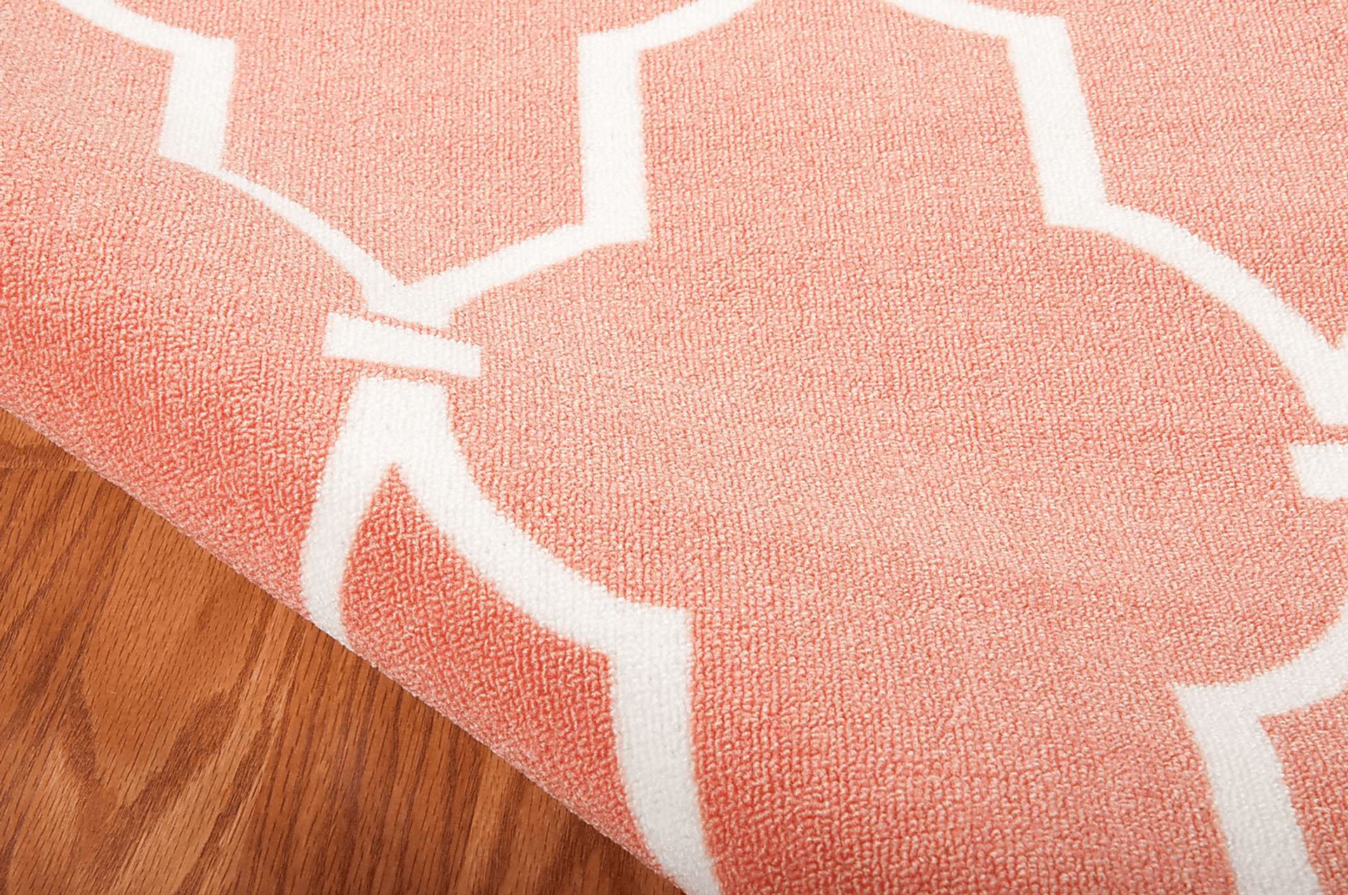 Taliya Orange 8' x 11' Indoor/Outdoor Rug - Image 2