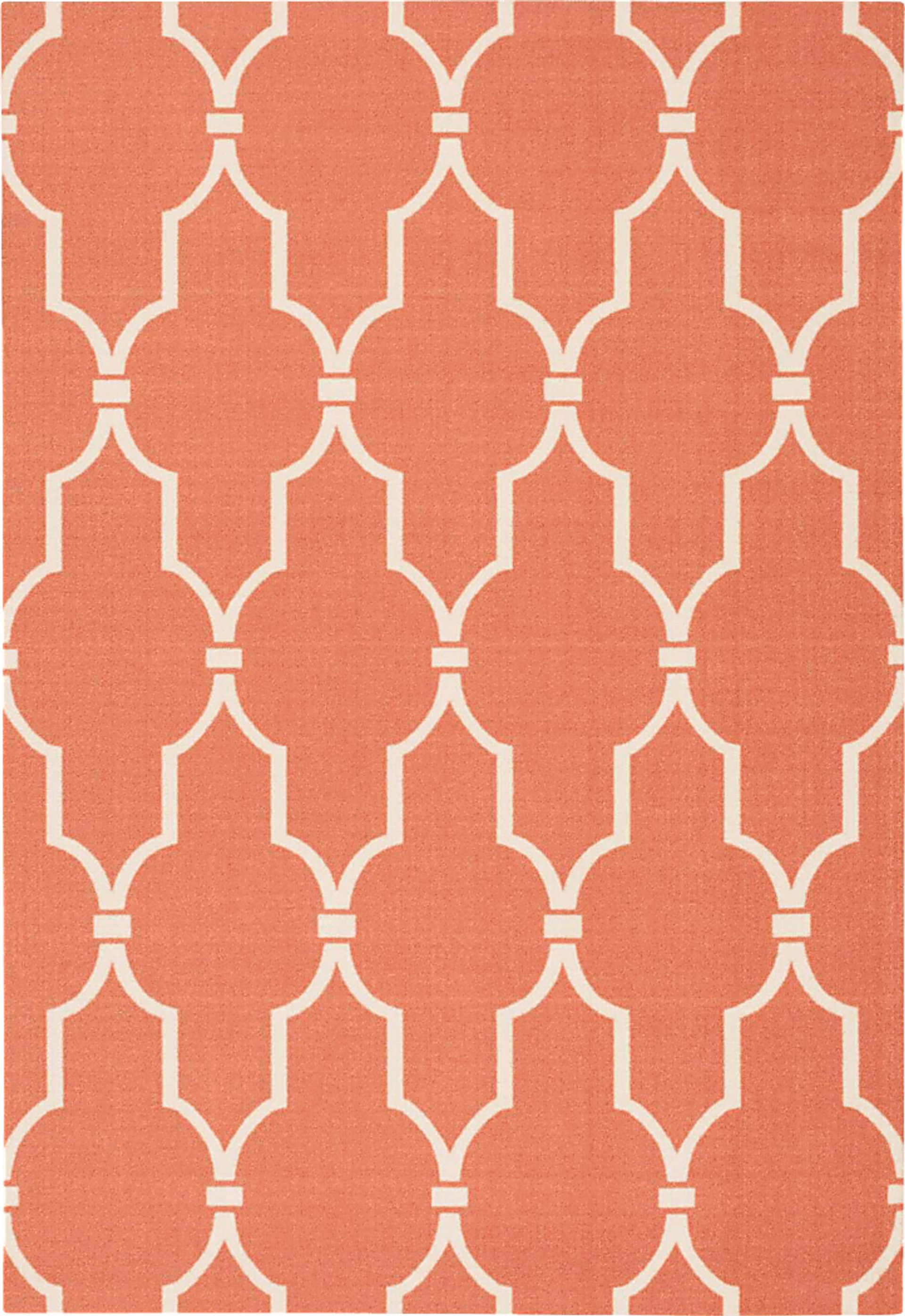 Taliya Orange 8' x 11' Indoor/Outdoor Rug - Image 1