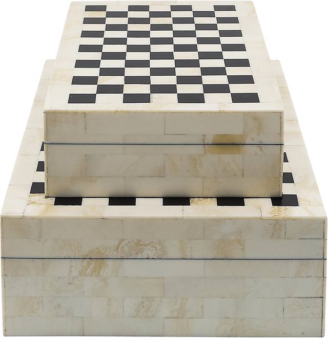 Tallapoosa White Decorative Box, Set of 2 - Thumbnail - Image 3