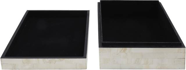 Tallapoosa White Decorative Box, Set of 2 - Thumbnail - Image 4
