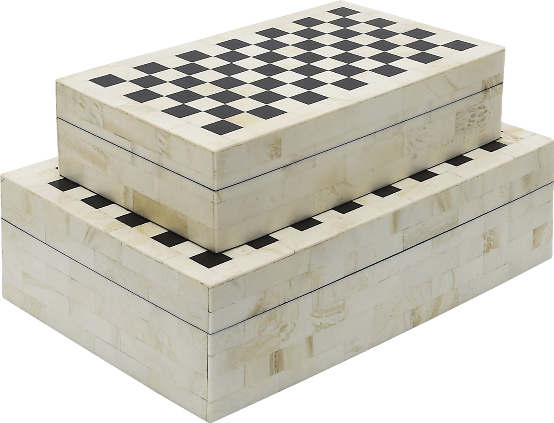 Tallapoosa White Decorative Box, Set of 2 - Image 1