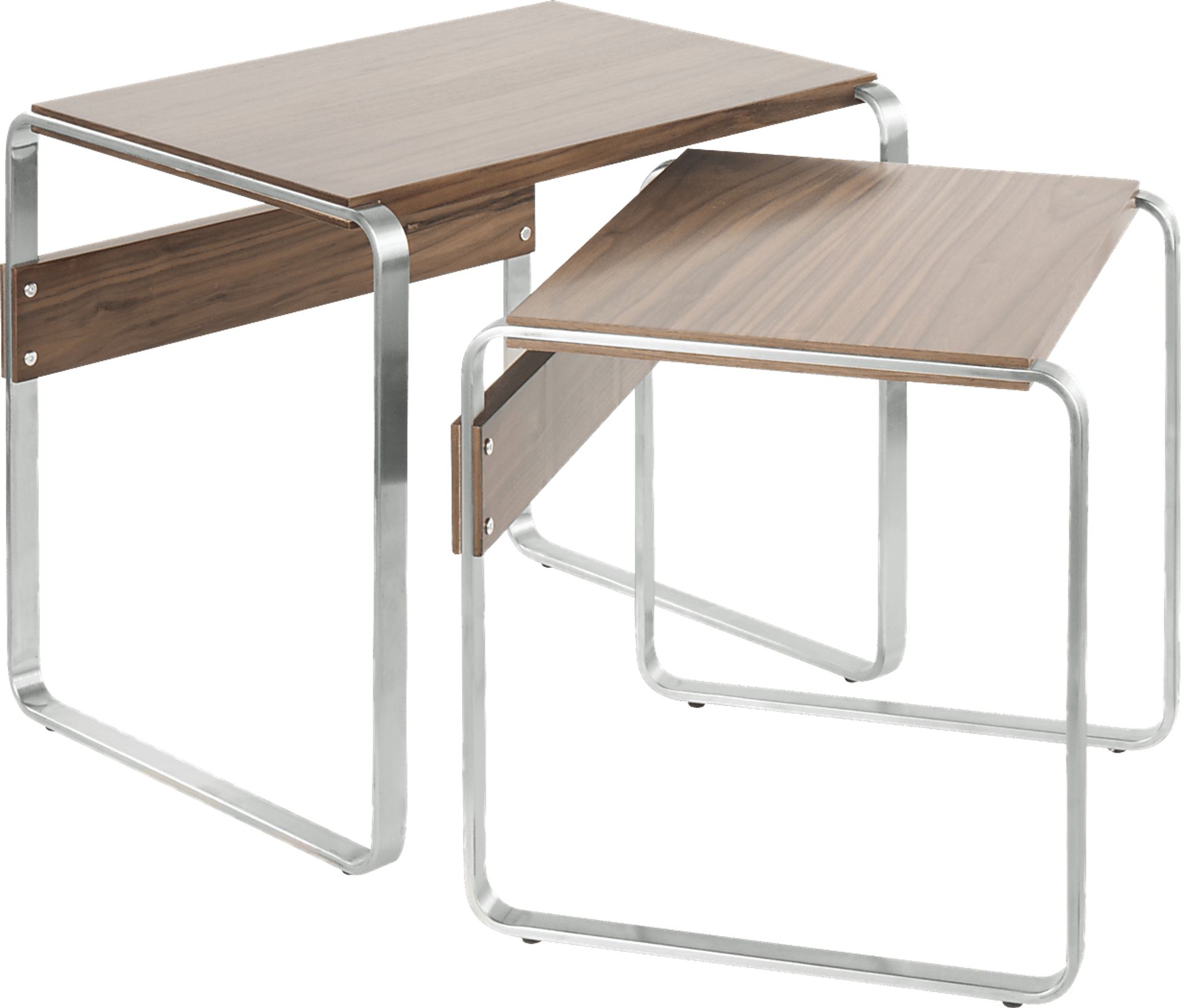 Talleyran Walnut Nesting Tables, Set of 2 - Image 1