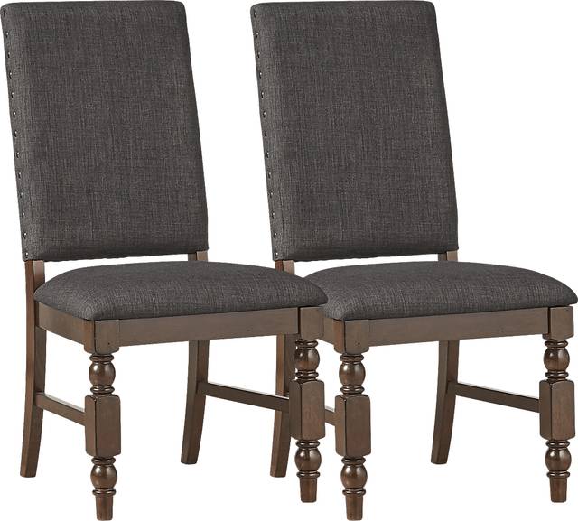 Tallmadge Dark Gray Side Chair (Set of 2) - Thumbnail - Image 1