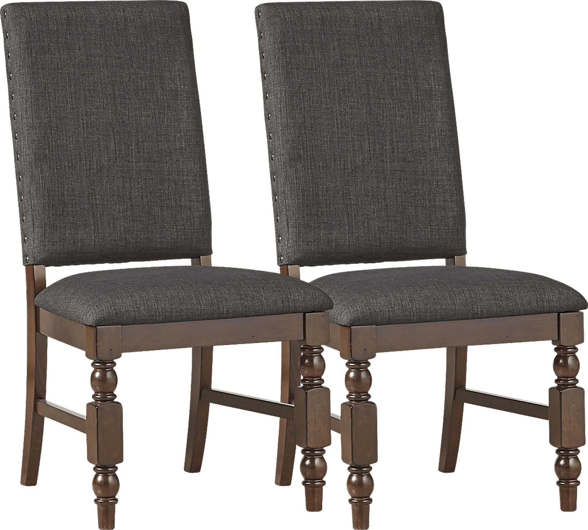 Tallmadge Dark Gray Side Chair (Set of 2) - Image 1