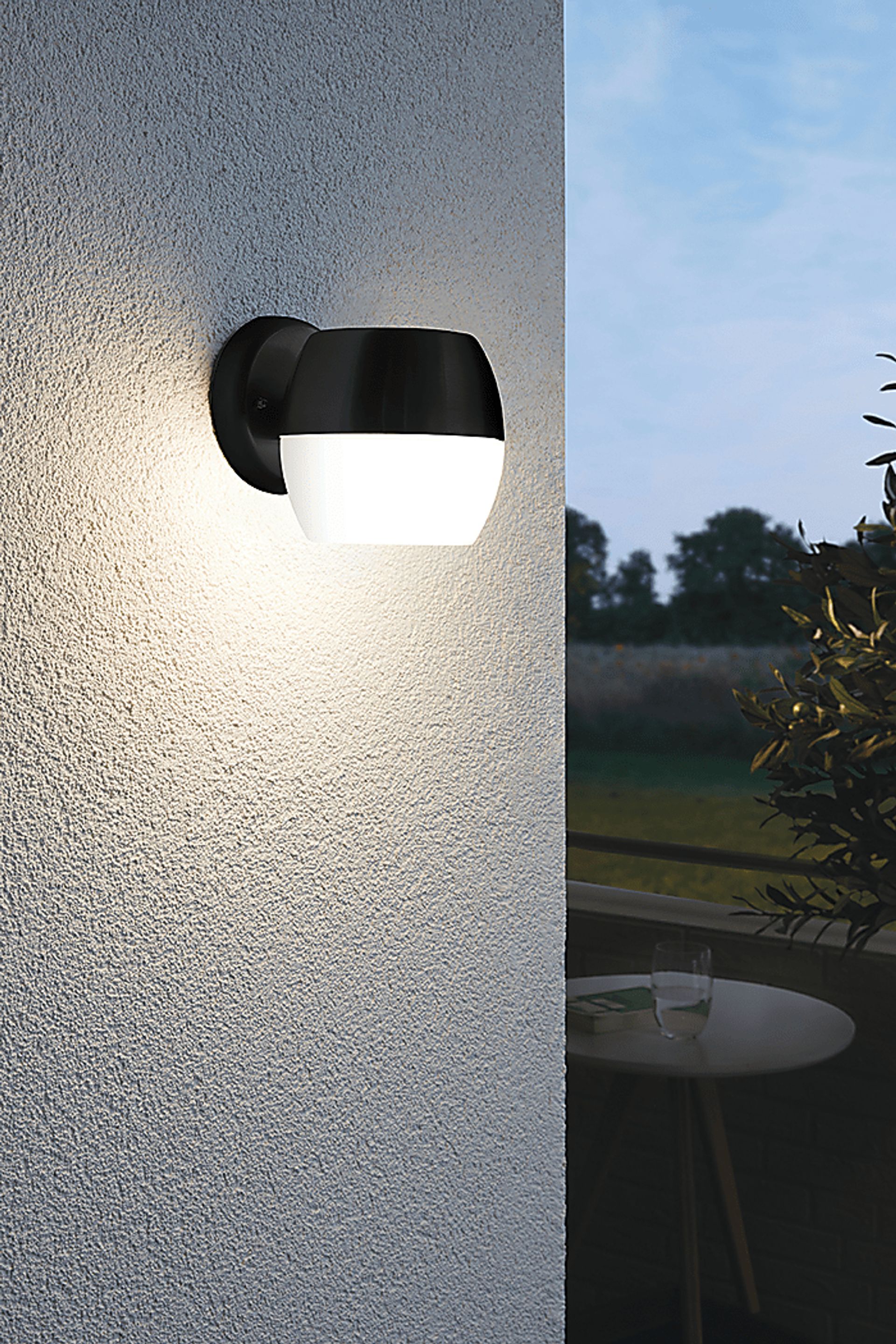Tallow Circle Black Outdoor Sconce - Image 4