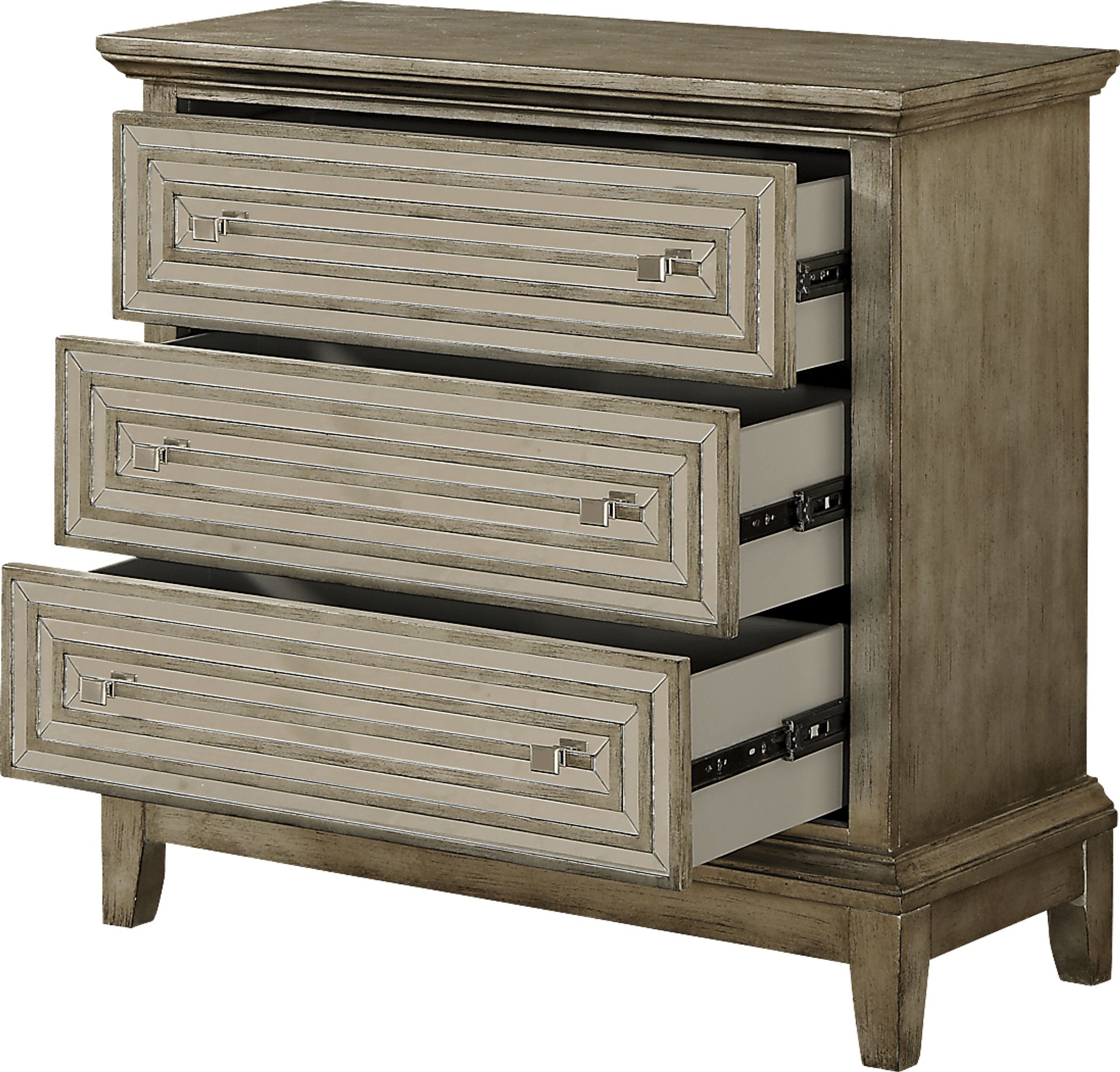 Tally Golden Beige Accent Cabinet - Image 2