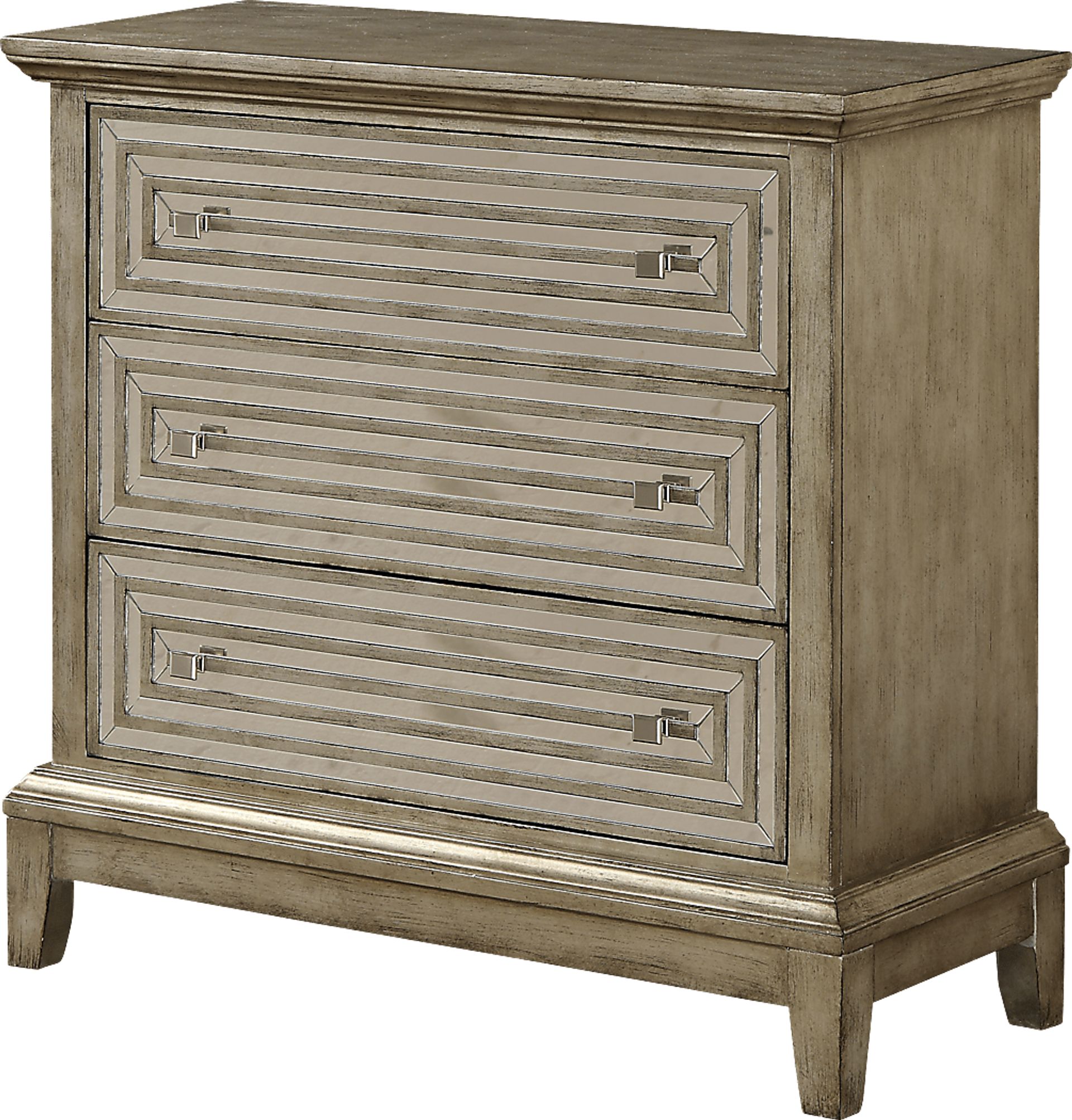 Tally Golden Beige Accent Cabinet - Image 1