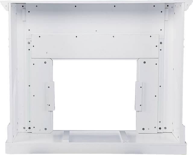 Talmadge IV White 48 in. Console With Touch Panel Electric Fireplace - Thumbnail - Image 2