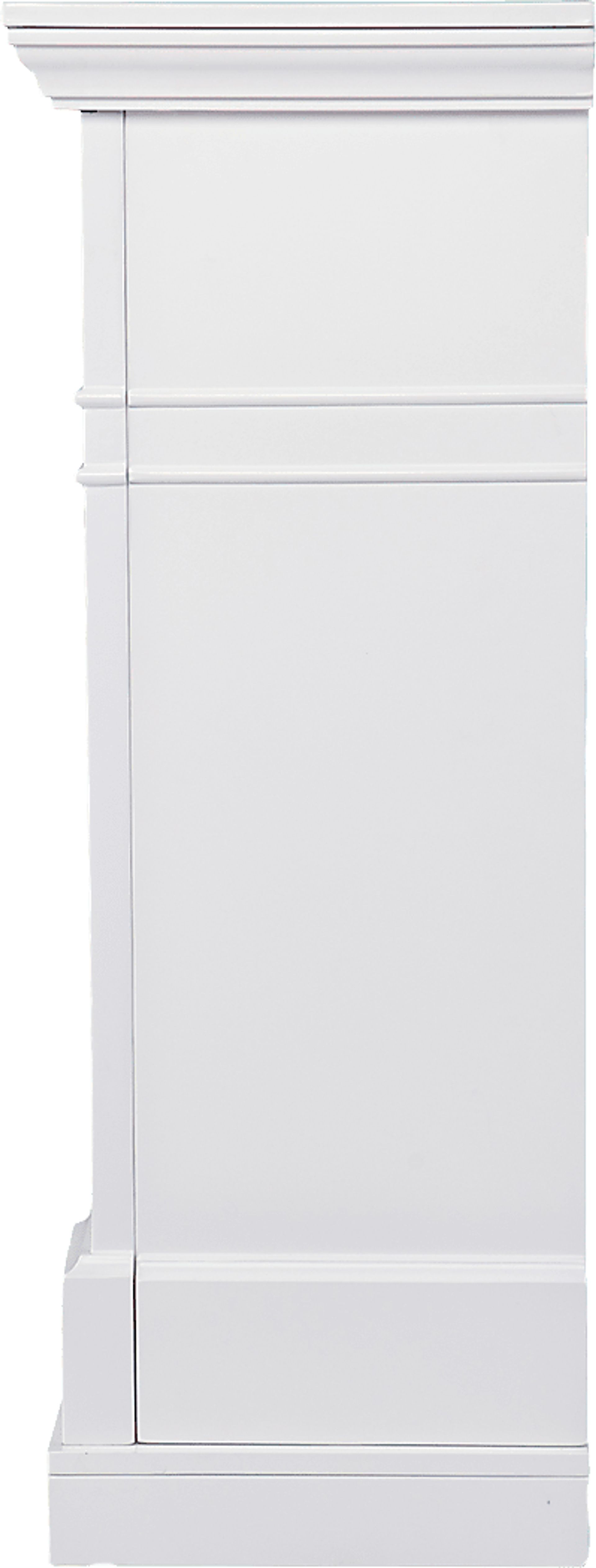 Talmadge IV White 48 in. Console With Touch Panel Electric Fireplace - Image 4