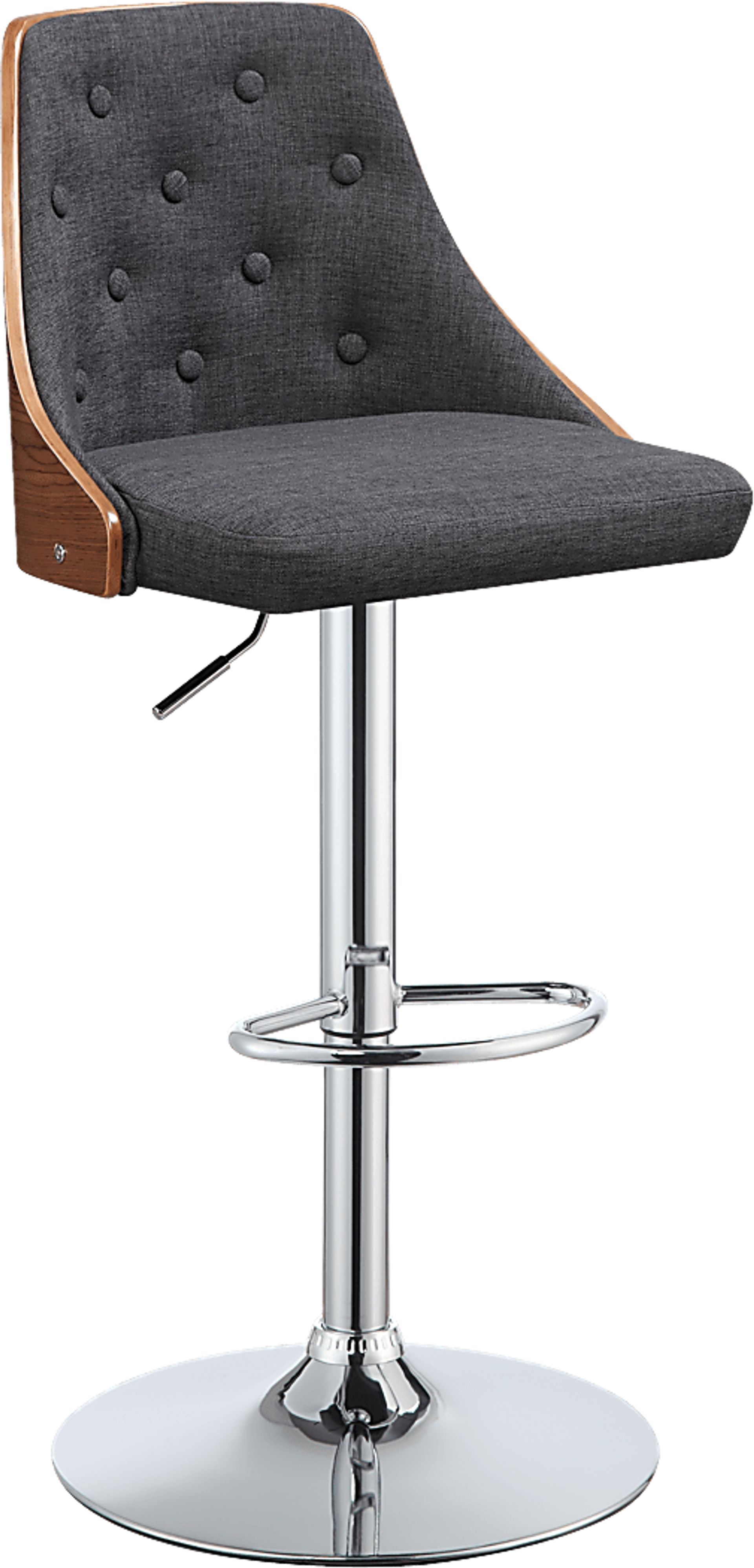 Talman Gray Adjustable Barstool - Image 1