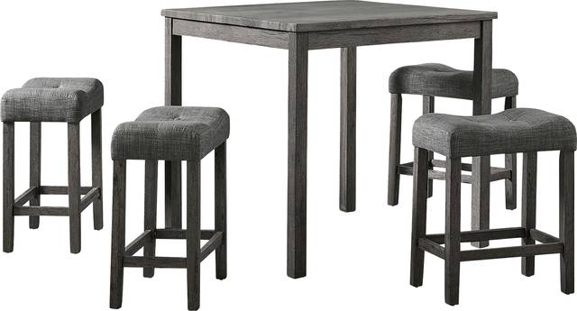 Taloza Gray 5pc Dining Set - Thumbnail - Image 1
