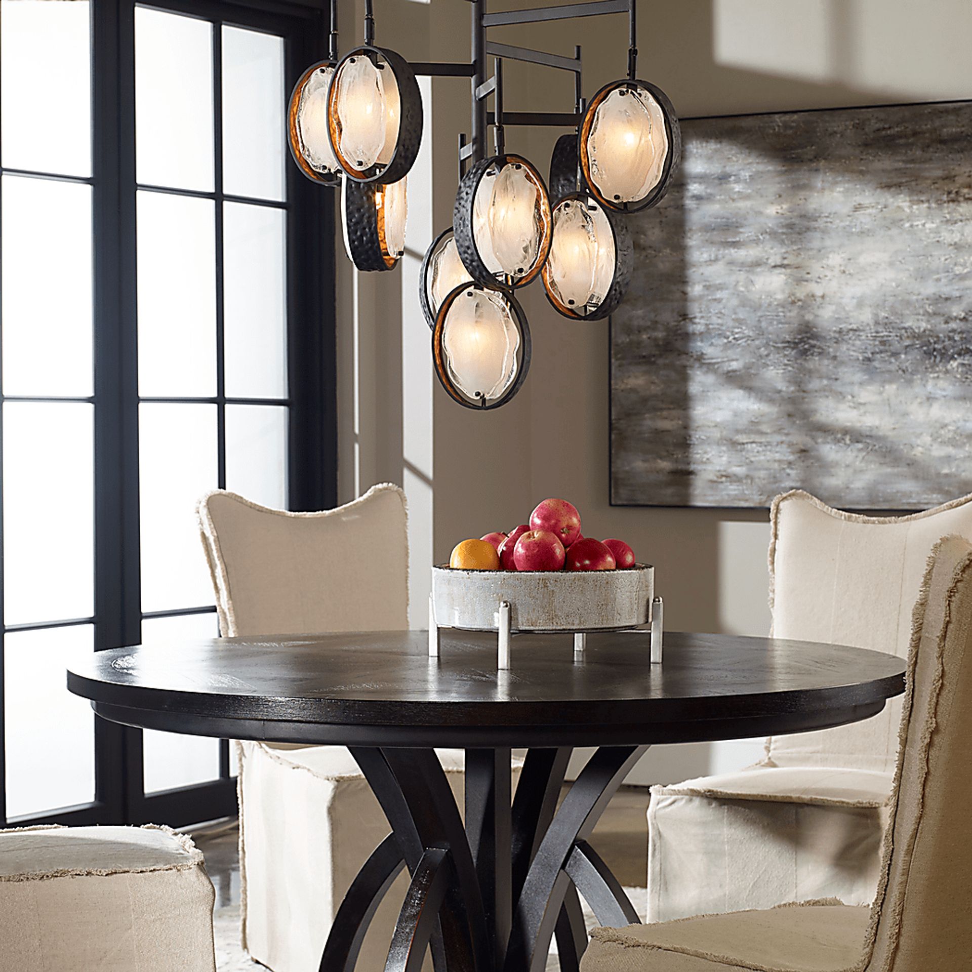 Taluga Edge Bronze Chandelier - Image 2