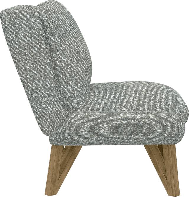 Talwrn Gray Armless Accent Chair - Thumbnail - Image 4