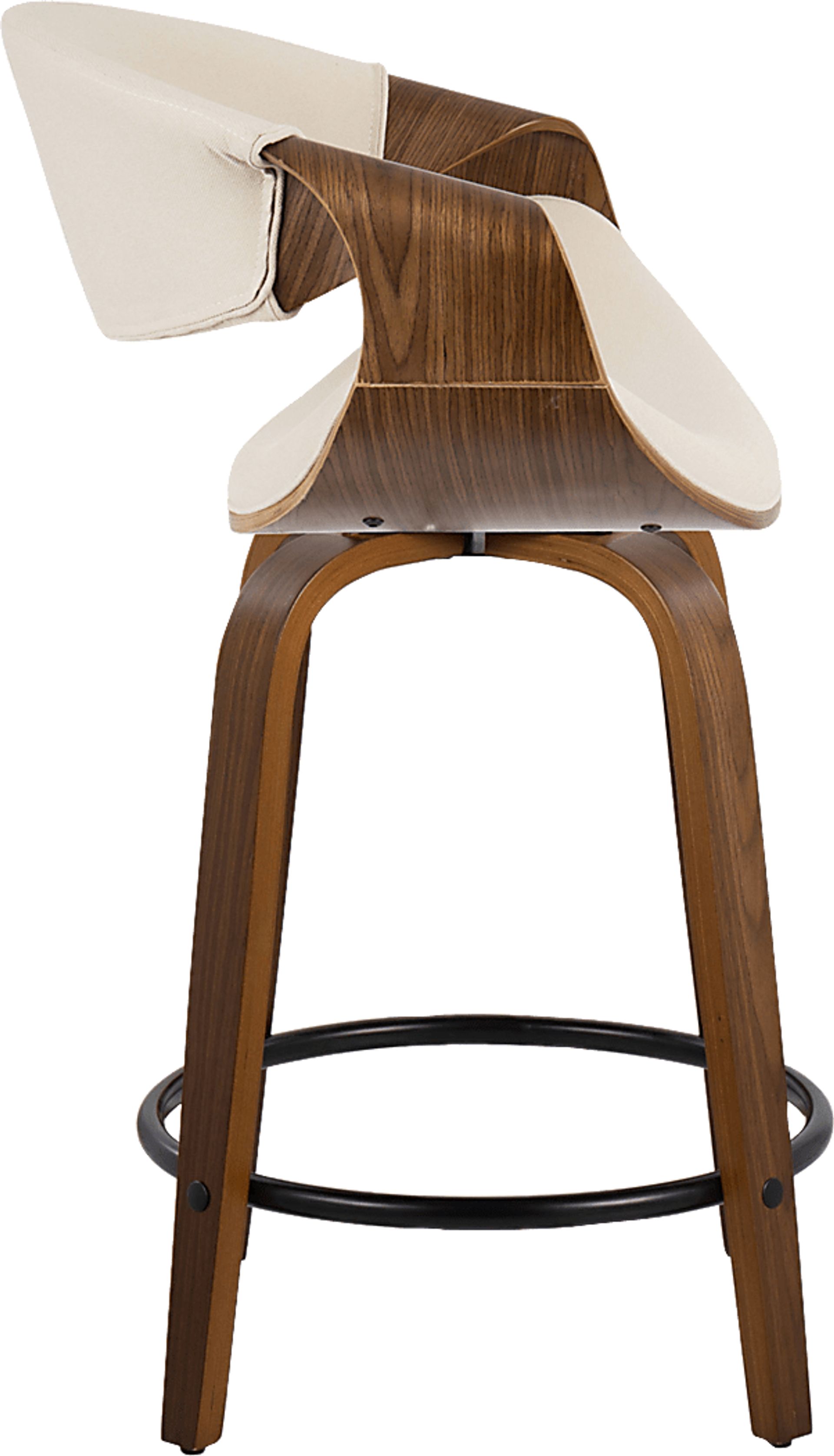 Tamaaron Cream Swivel Counter Height Stool, Set of 2 - Image 8