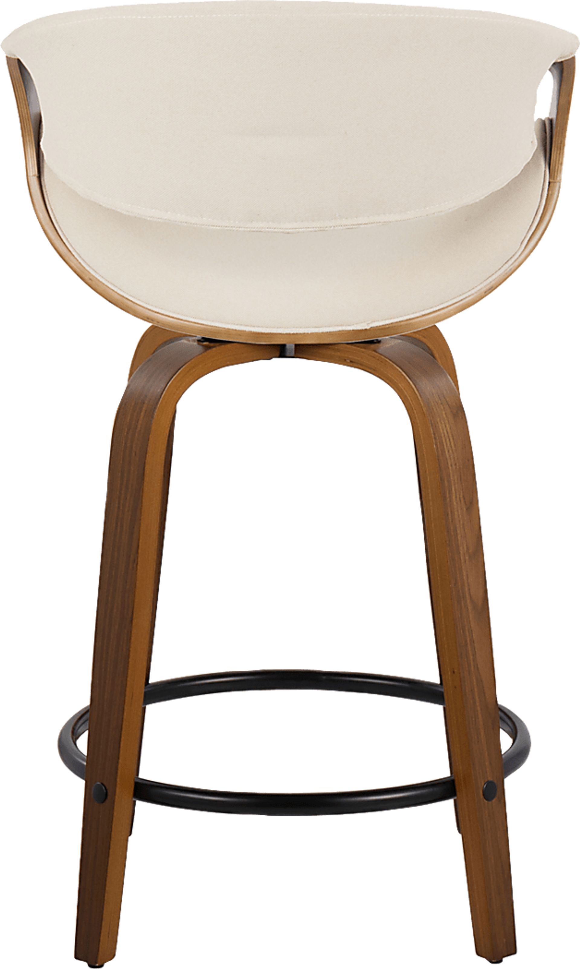 Tamaaron Cream Swivel Counter Height Stool, Set of 2 - Image 9