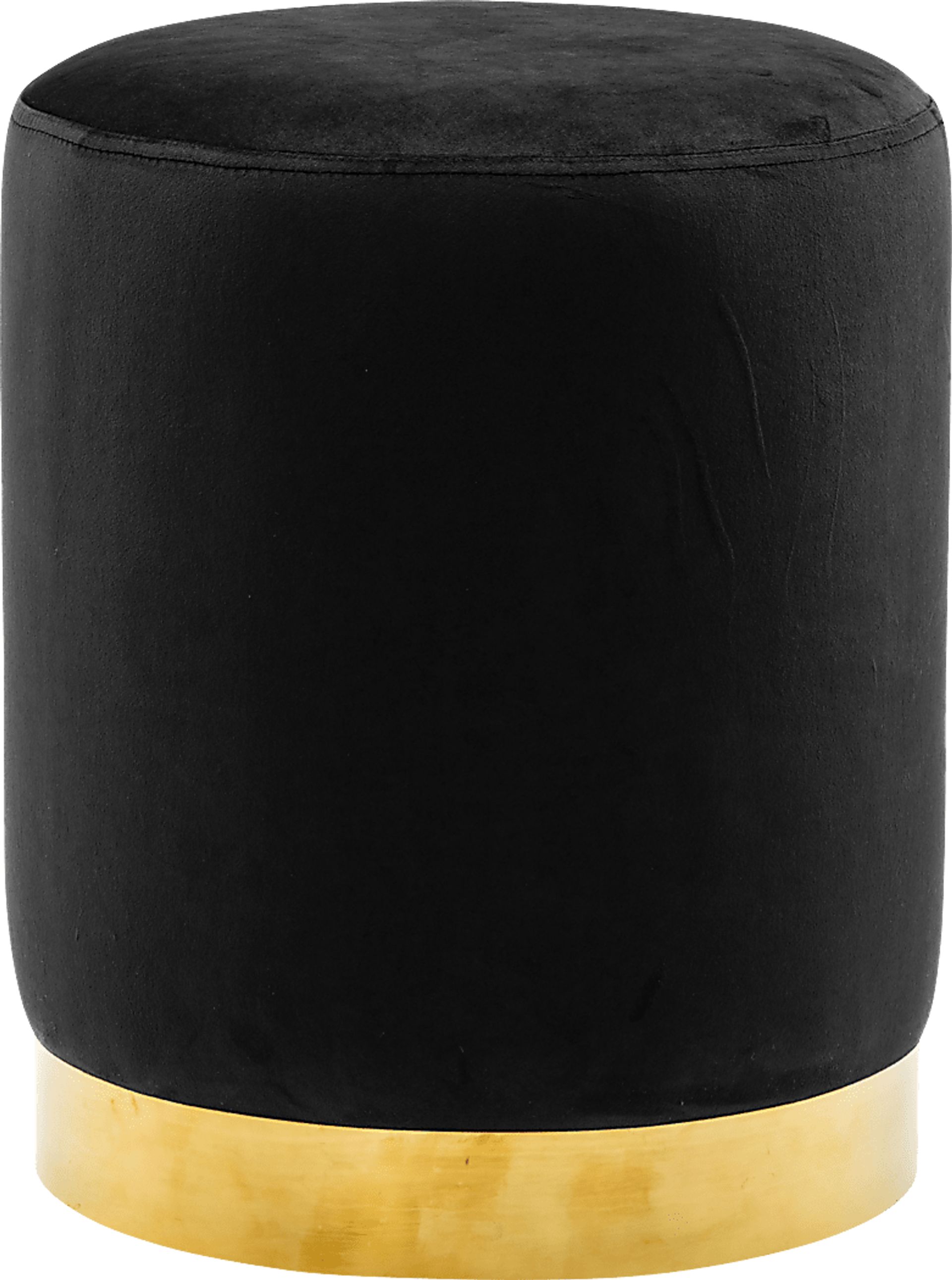 Tamar Ann Black Ottoman - Image 1