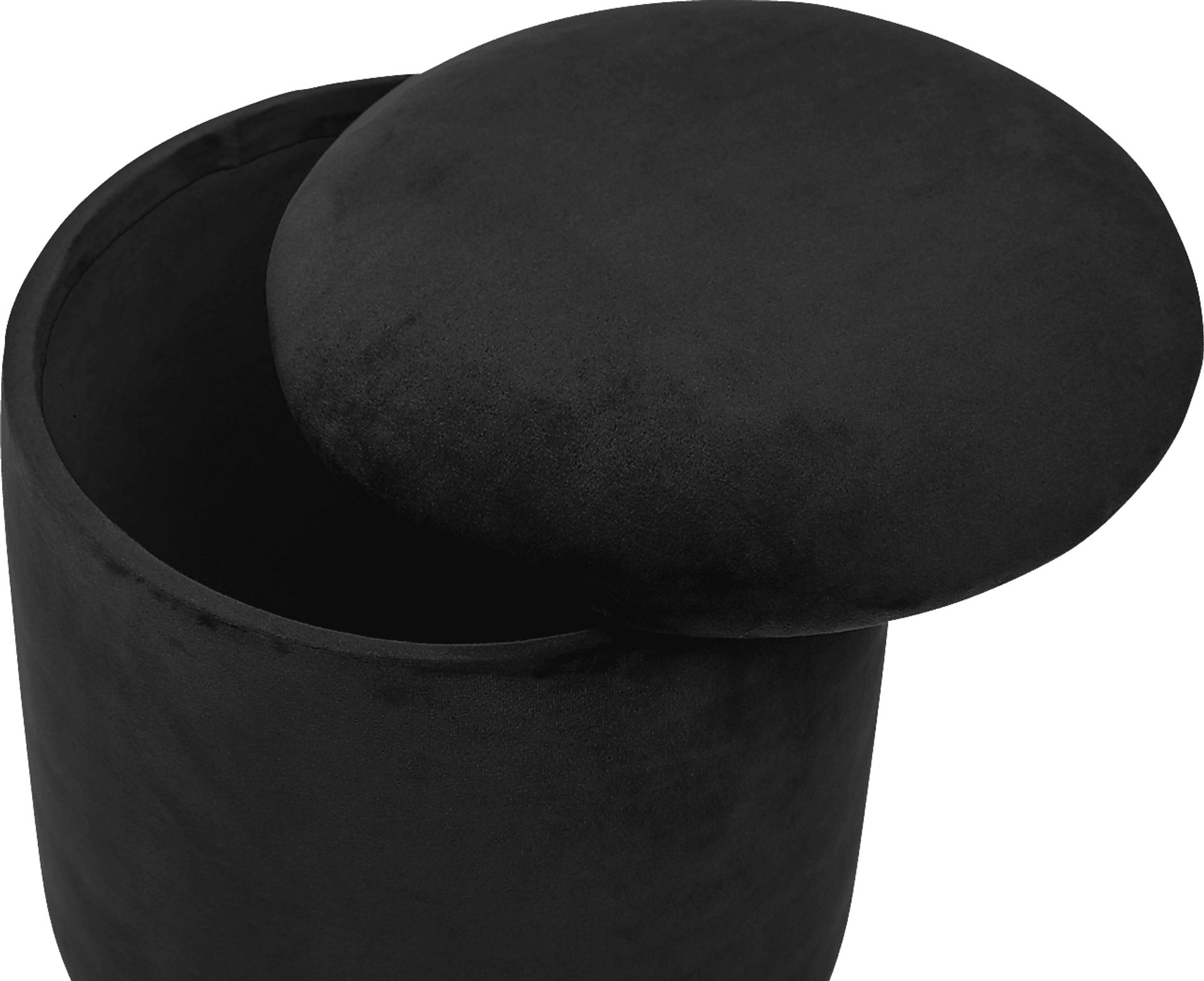 Tamar Ann Black Storage Ottoman - Image 2