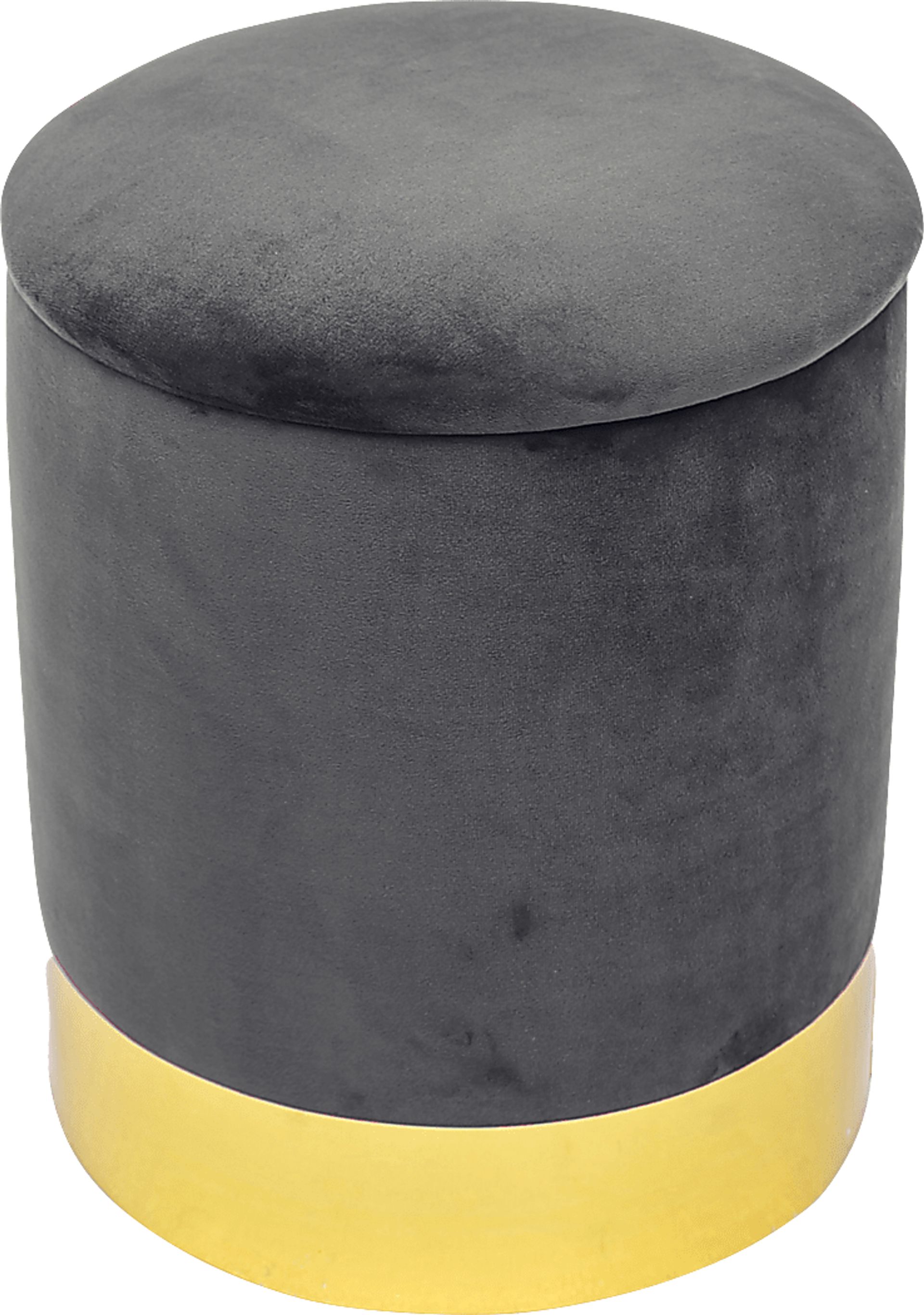 Tamar Ann Gray Storage Ottoman - Image 1
