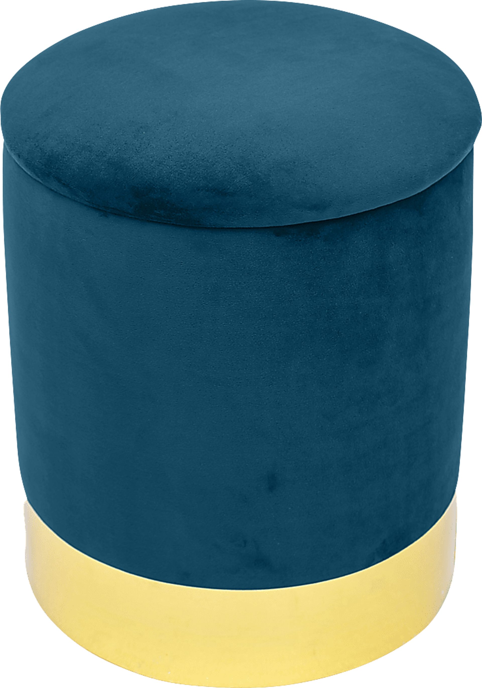 Tamar Ann Navy Storage Ottoman - Image 1