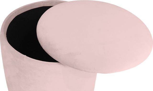 Tamar Ann Pink Blush Storage Ottoman - Thumbnail - Image 2