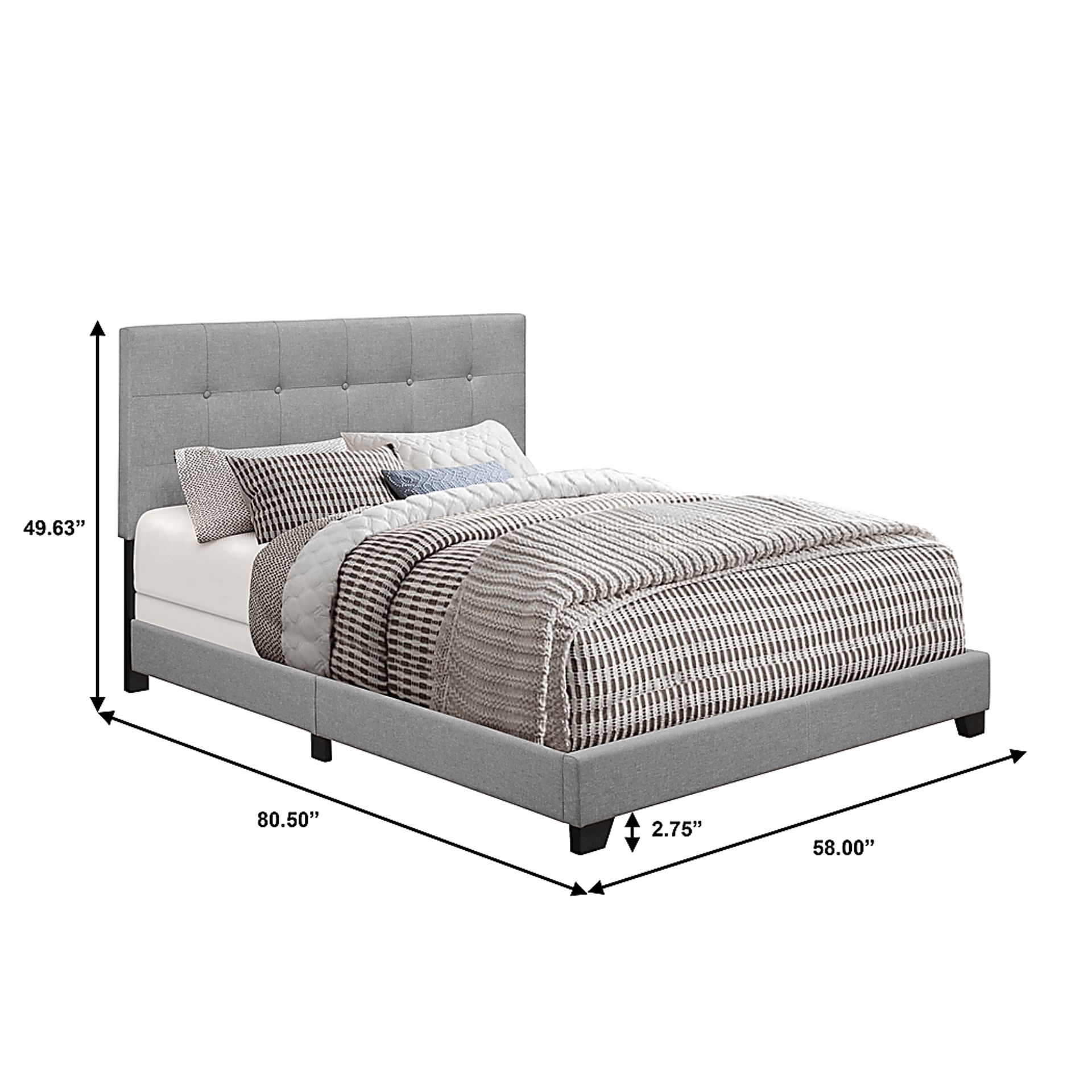 Tamara Gray Full Bed - Image 8