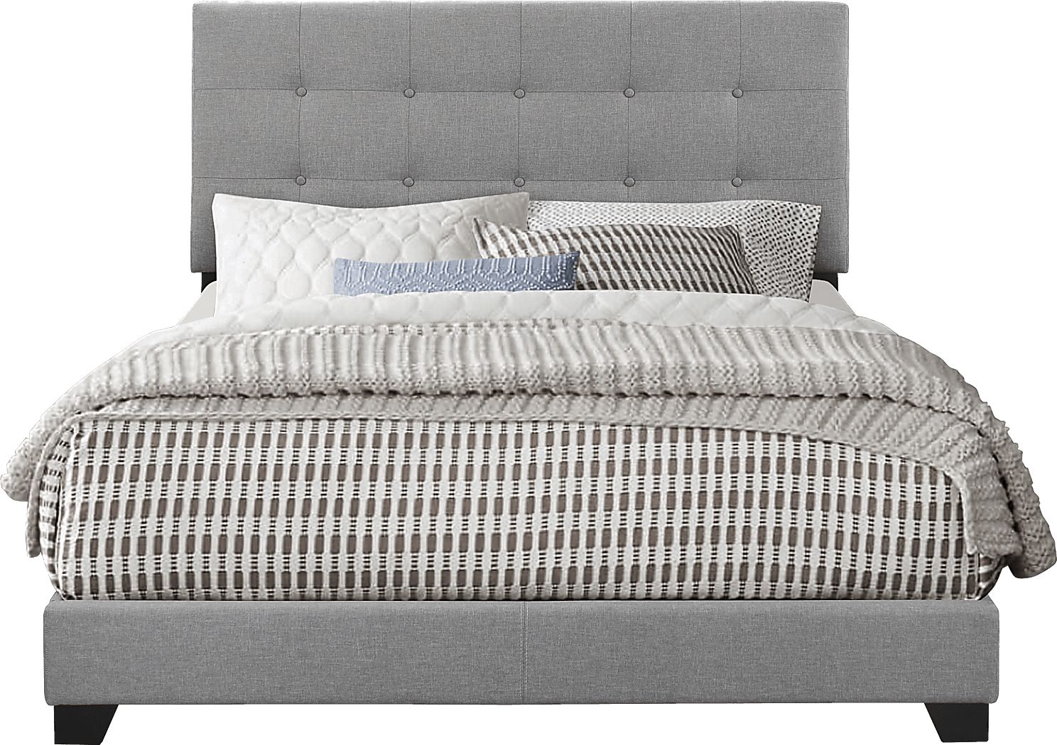 Tamara Gray Queen Upholstered Bed Rooms To Go