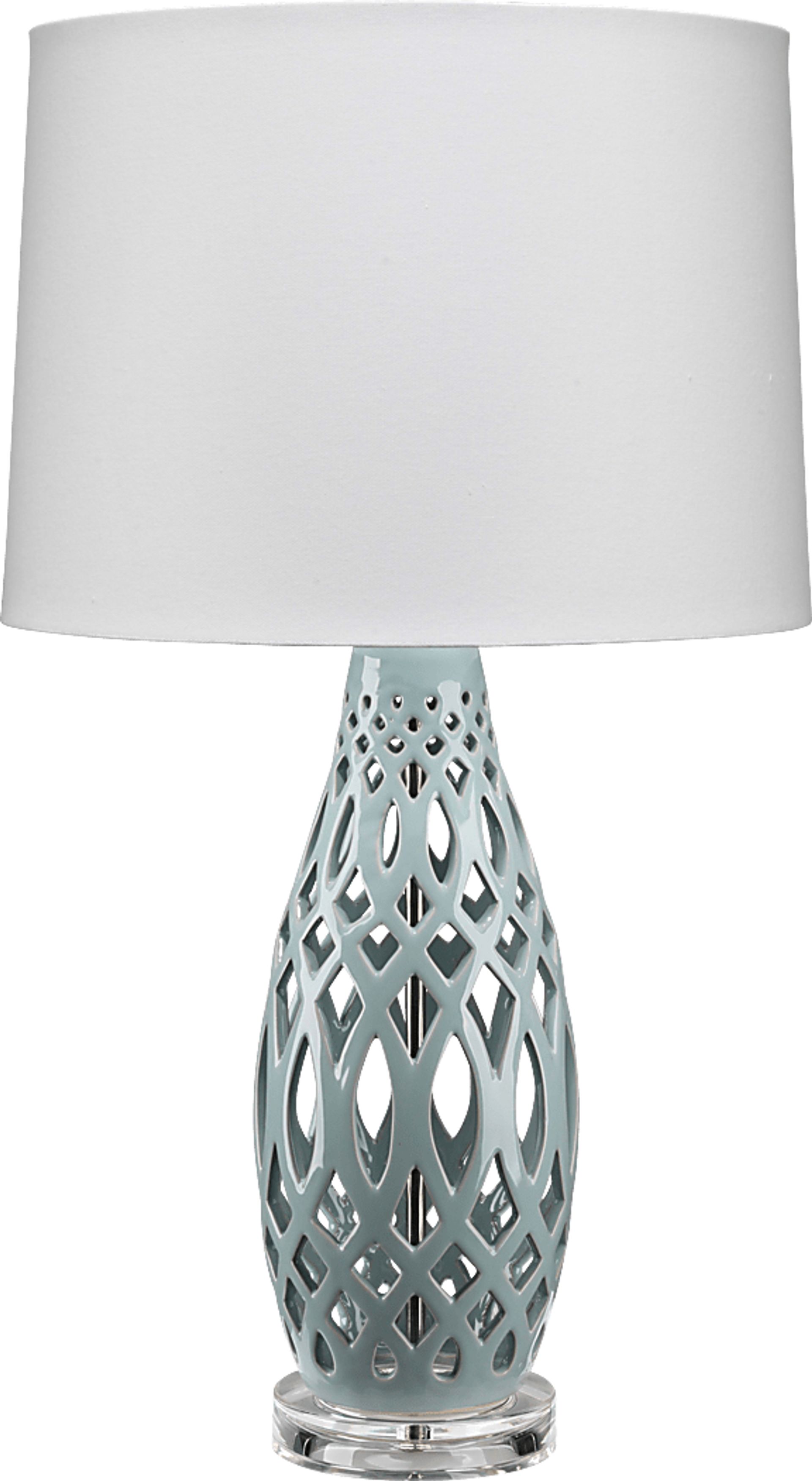 Tamarack Hollow Aqua Lamp - Image 1