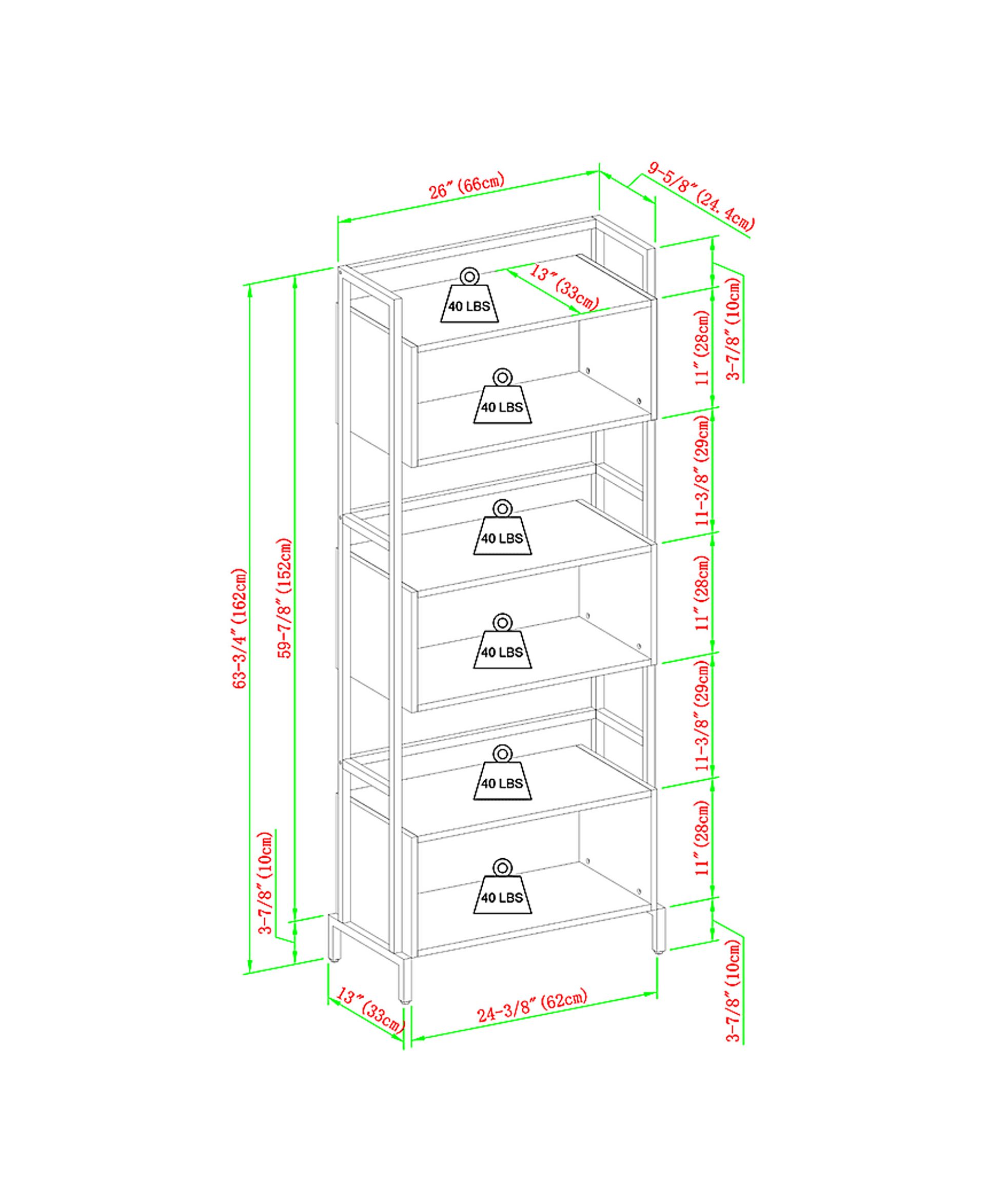 Tamarinde Oak Bookcase - Image 7