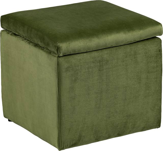 Tamassee Green Ottoman - Thumbnail - Image 1