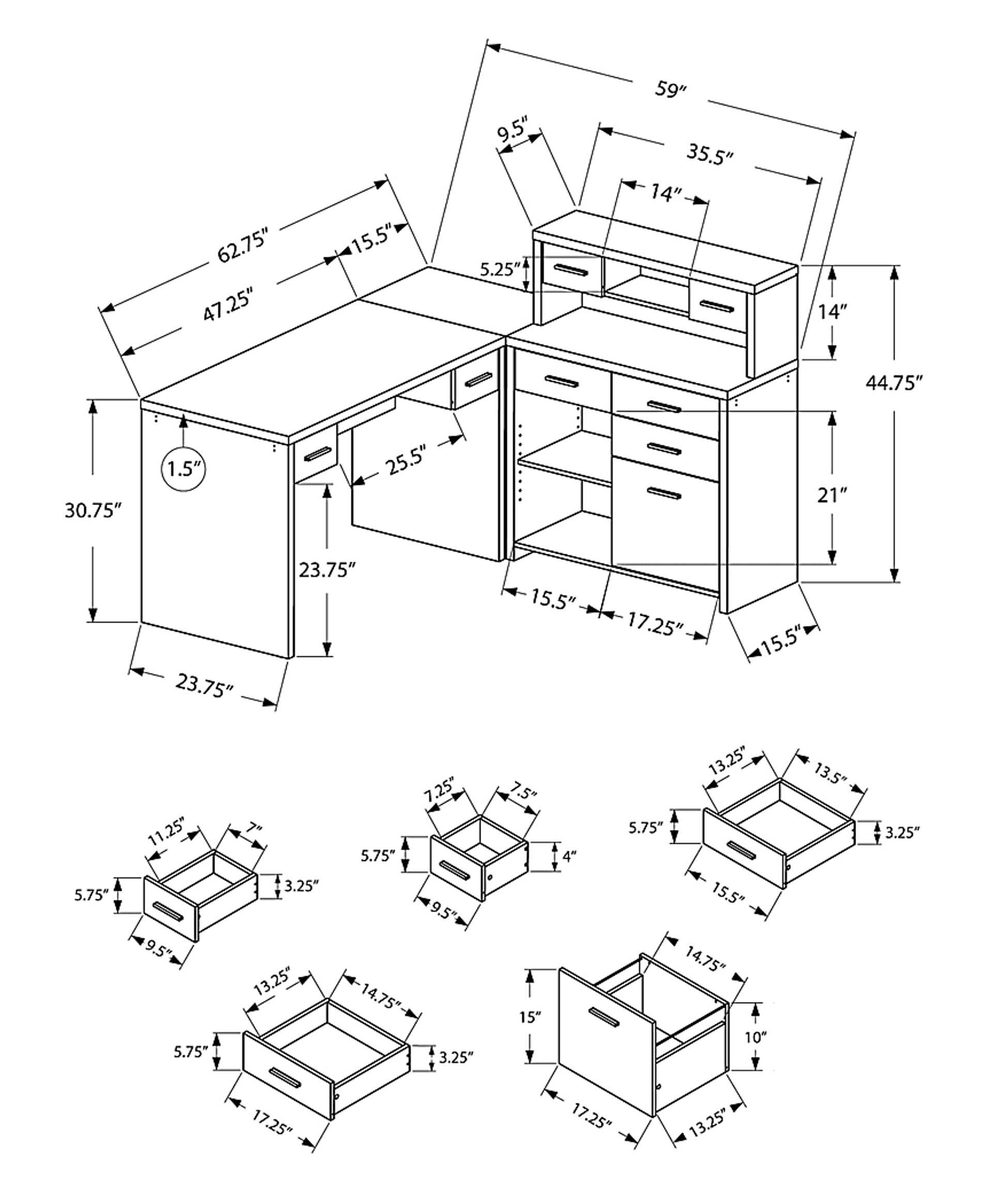 Tambec Black Desk - Image 4
