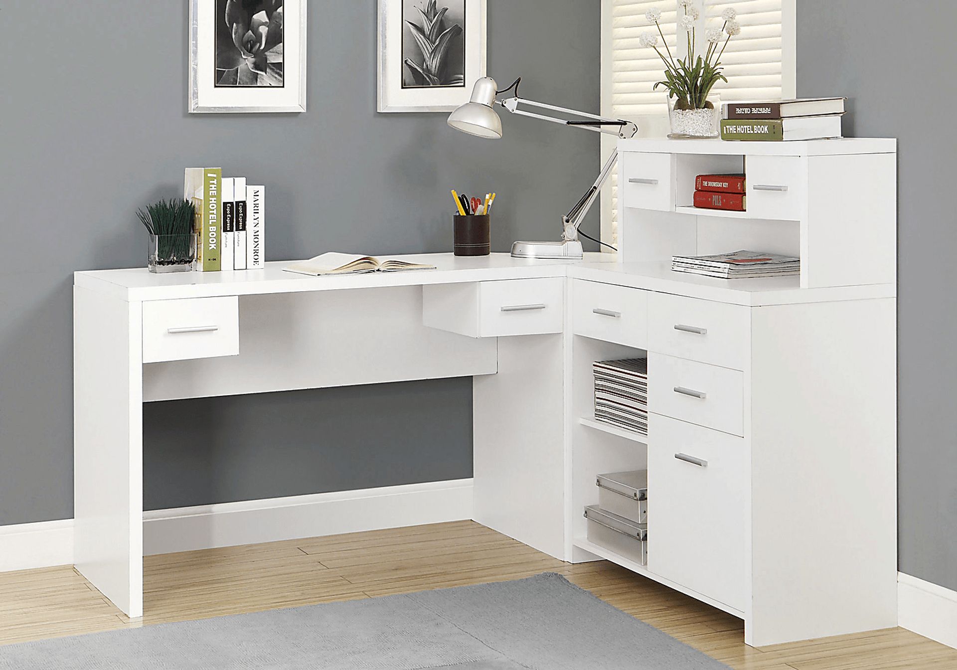 Tambec White Desk - Image 2