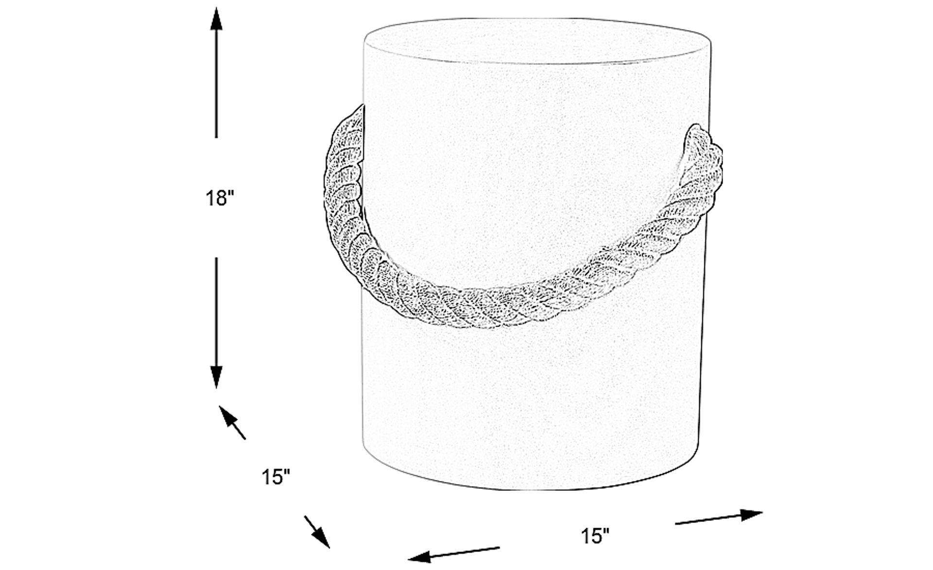 Dimension Image. Please refer to the Dimension Tab on this page for dimension details.