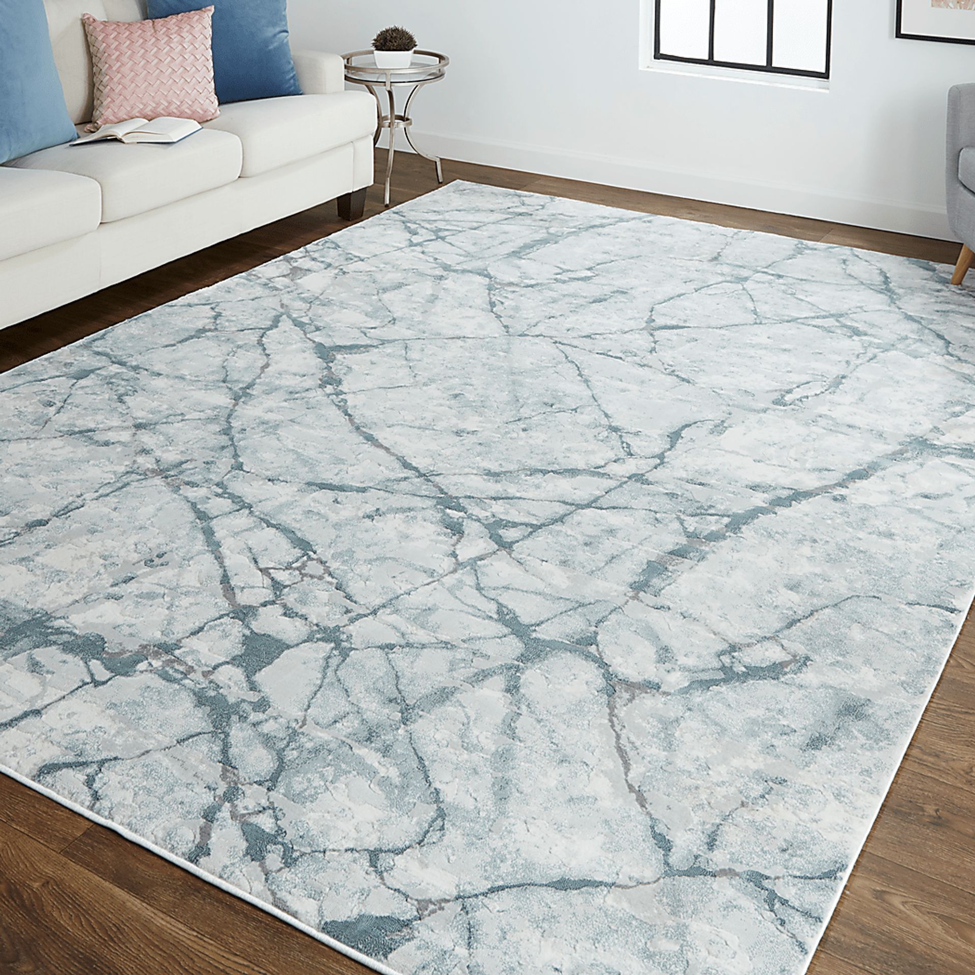 Tamcana Blue 3' x 5' Rug - Image 2