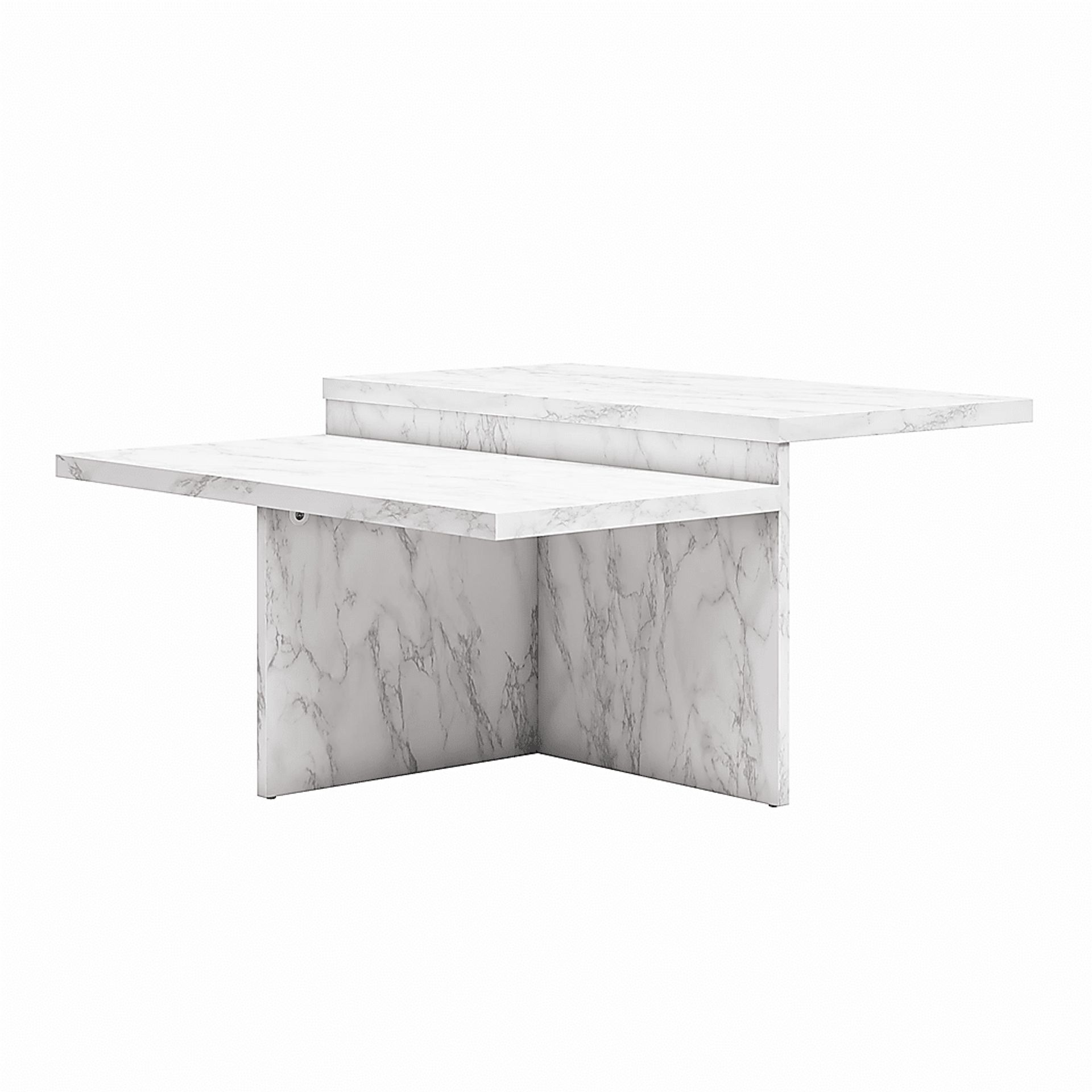 Tamdon White Coffee Table - Image 1