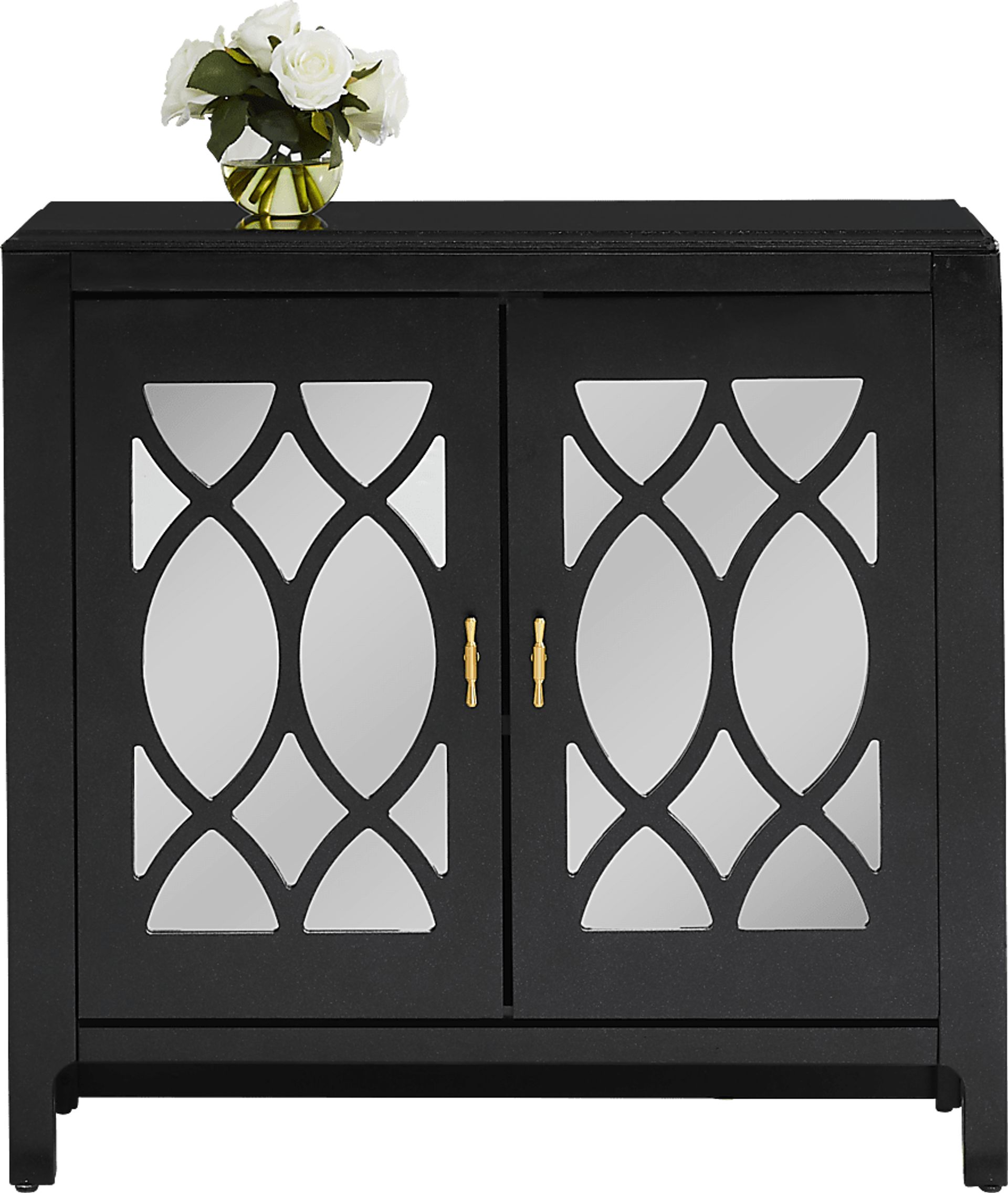 Tameran Black 2 Door Accent Cabinet - Image 2