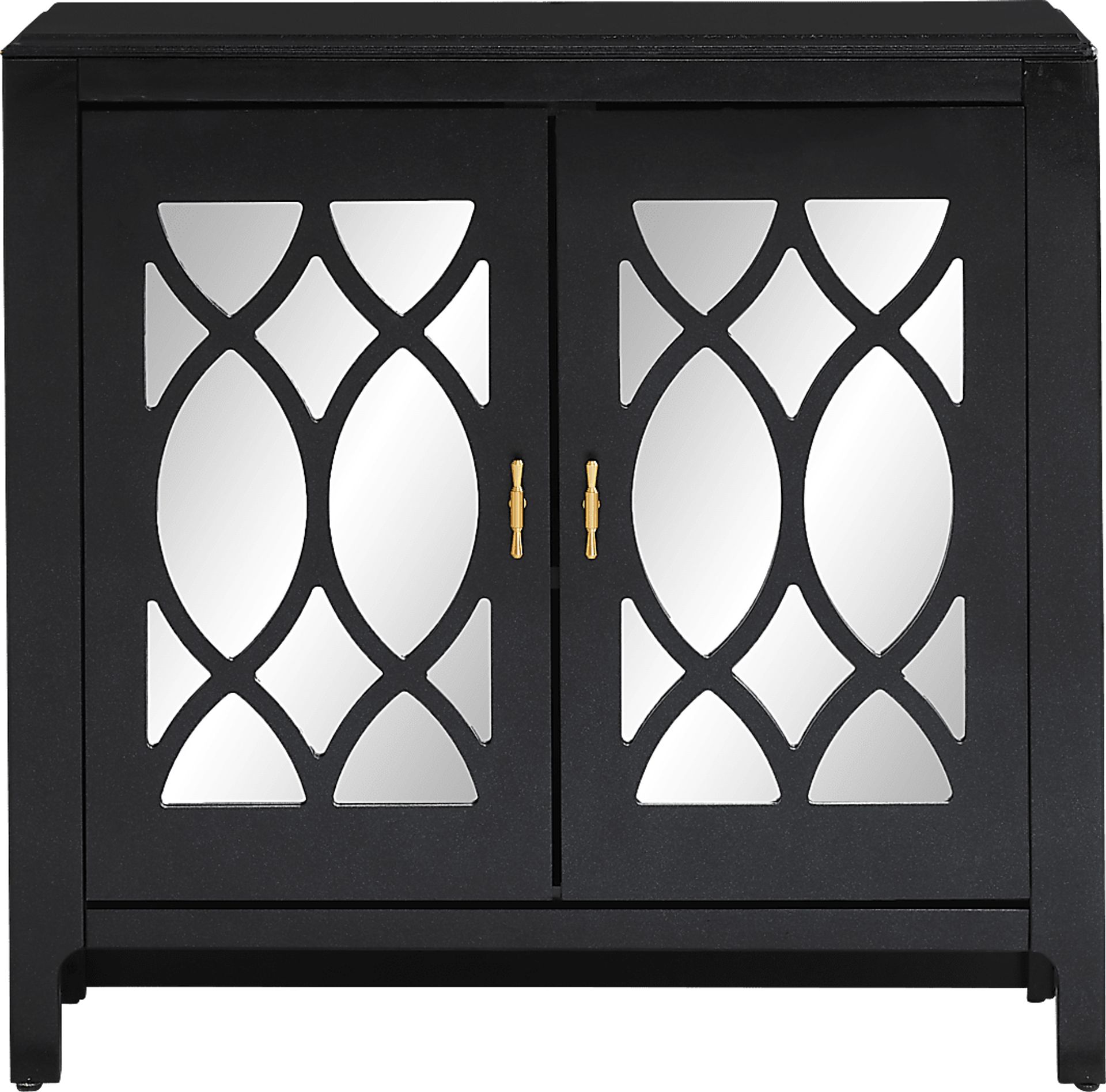 Tameran Black 2 Door Accent Cabinet - Image 1