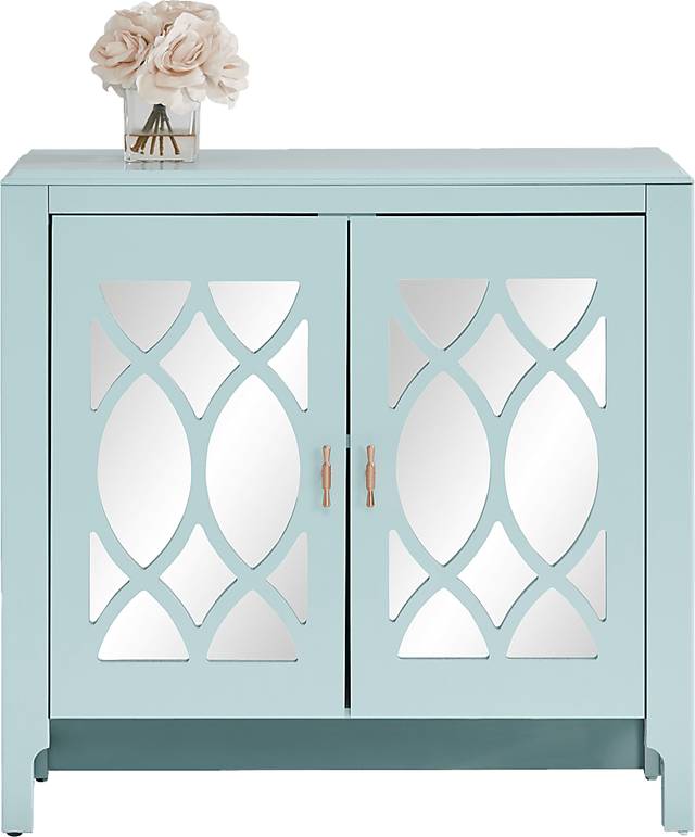 Tameran Blue 2 Door Accent Cabinet - Thumbnail - Image 2