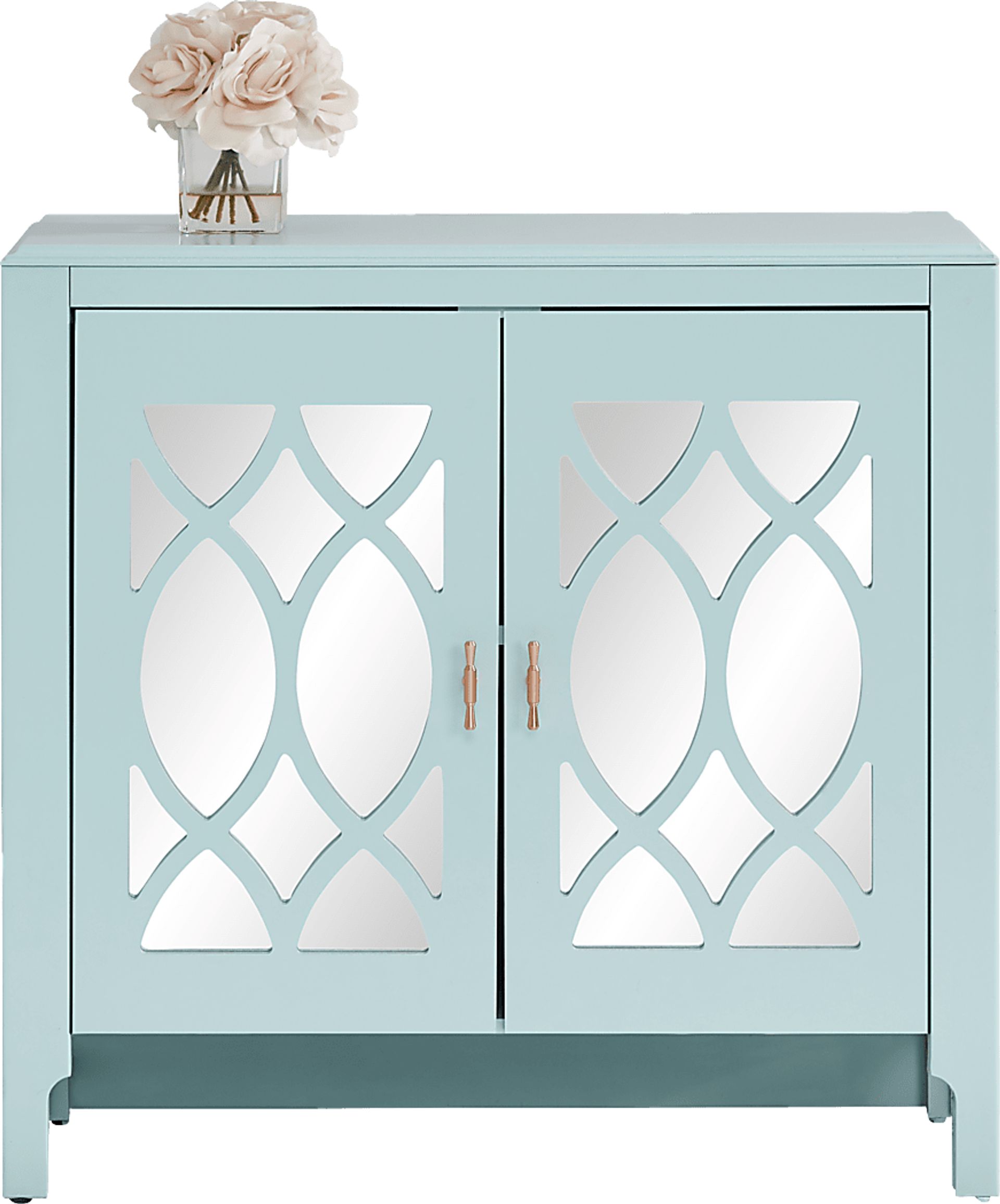 Tameran Blue 2 Door Accent Cabinet - Image 2