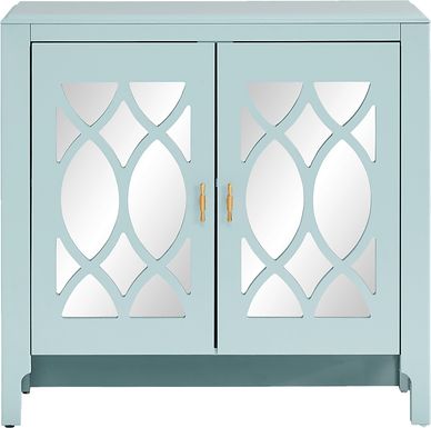 Tameran Blue 2 Door Accent Cabinet