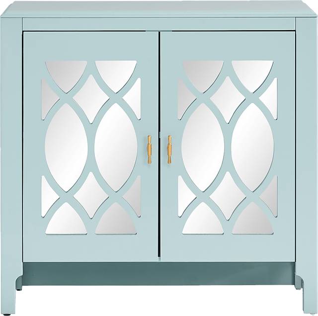Tameran Blue 2 Door Accent Cabinet - Thumbnail - Image 1